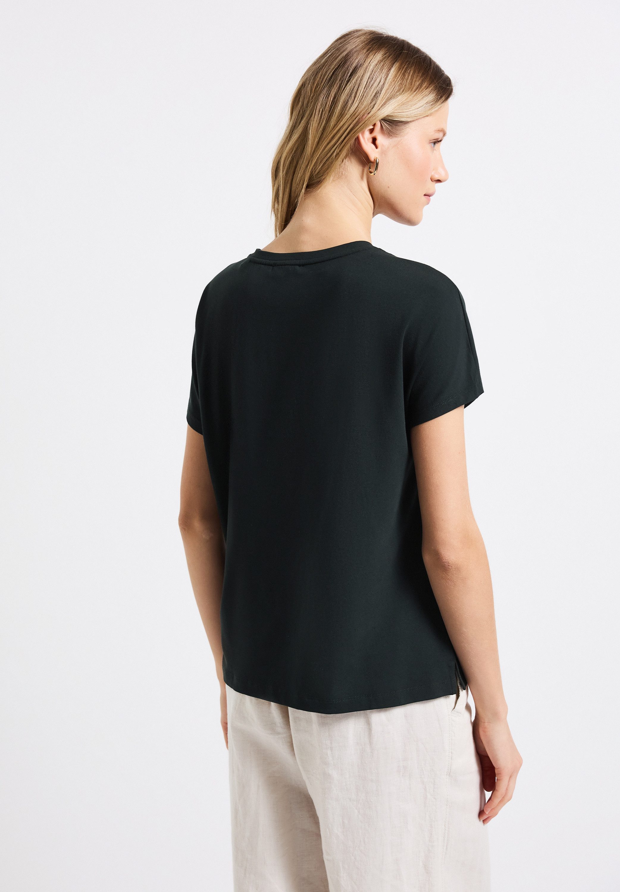 STREET ONE Shirttop Style Crista mit hängenden Schultern