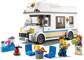 LEGO® Konstruktionsspielsteine Ferien-Wohnmobil (60283), LEGO® City, (190 St), Made in Europe