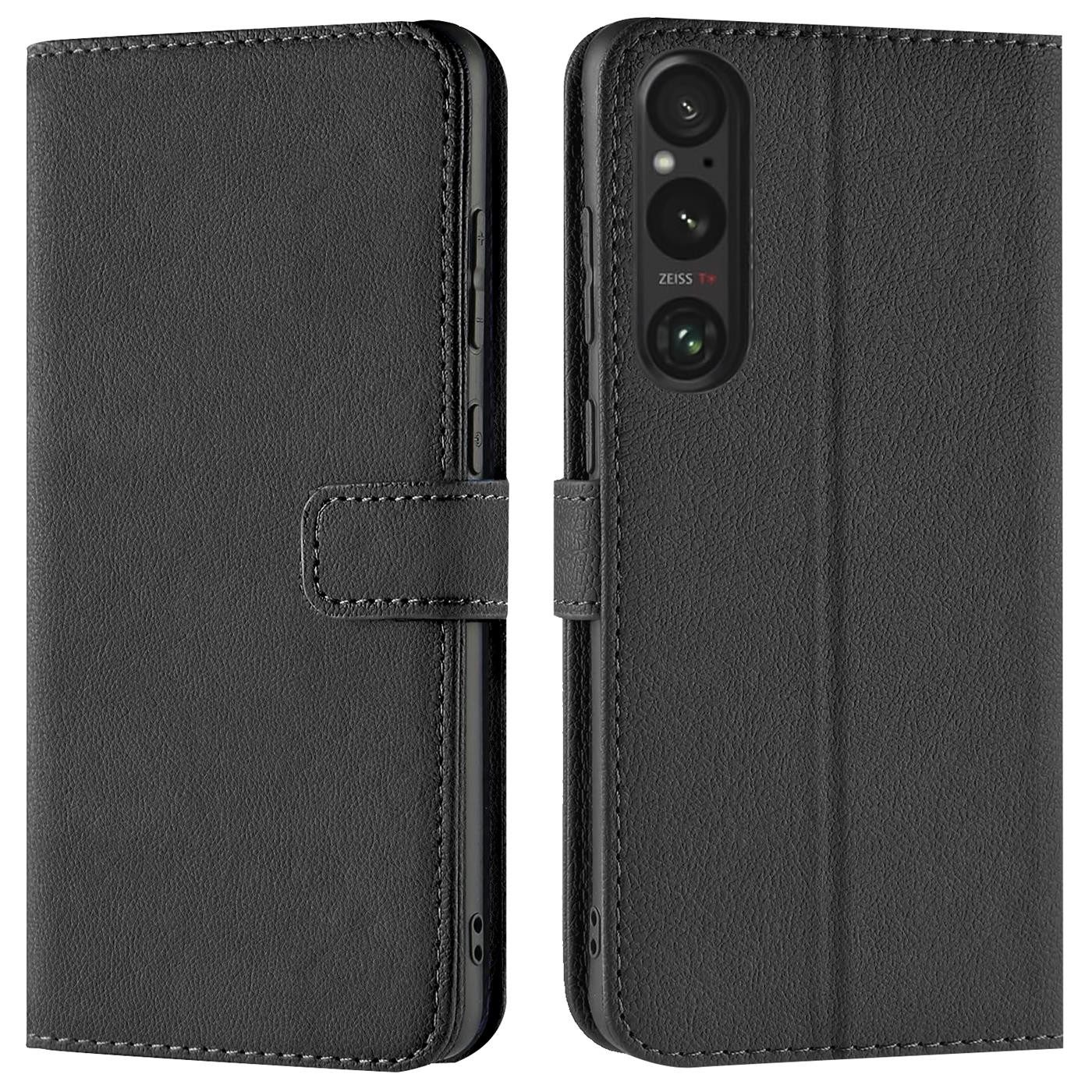 CoolGadget Handyhülle Wallet Klapp Tasche Book Case für Sony Xperia 1 VI 6,5 Zoll, Hülle Klapphülle Flip Cover Etui Schutzhülle