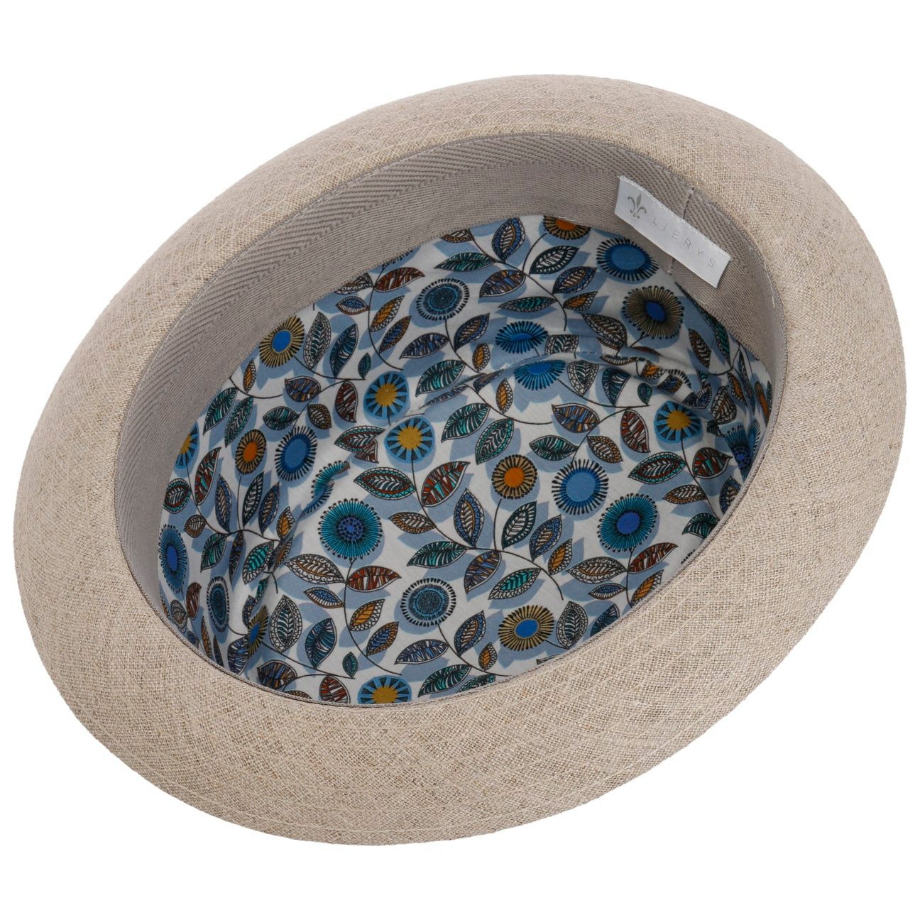 Lierys Fedora (1-St) Porkpie mit Futter, Made in Italy