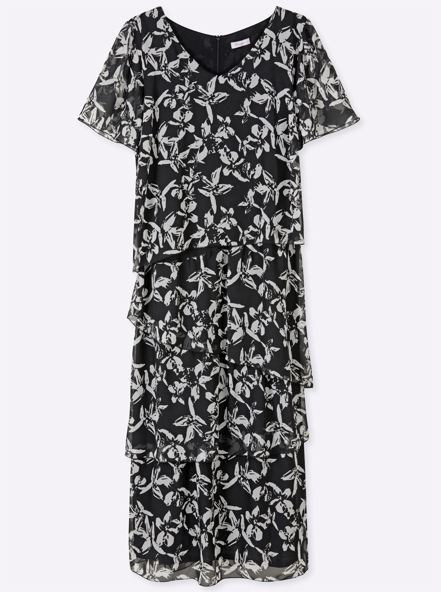 Etuikleid Abendkleid Kurzarm