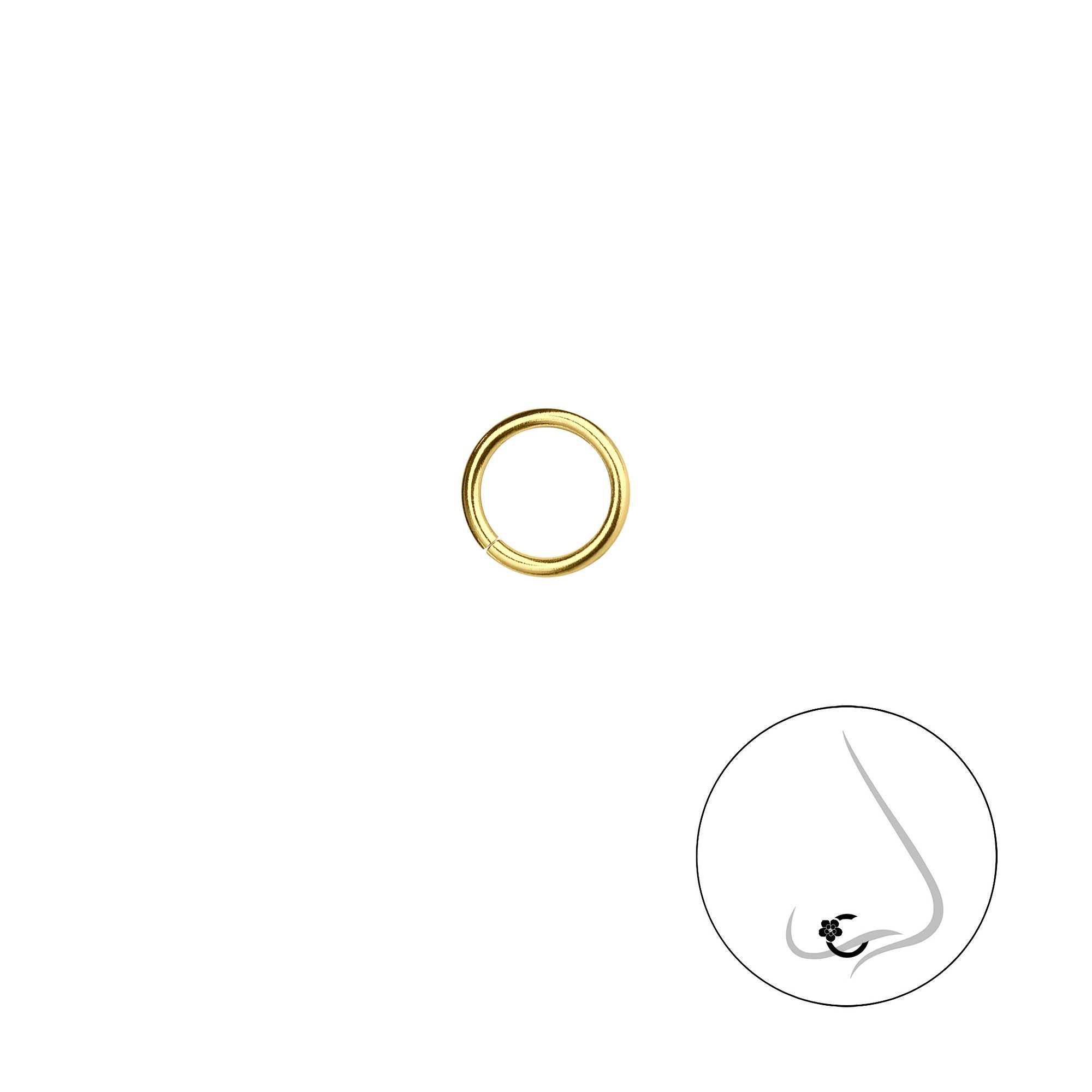 Monkimau Nasenpiercing 6mm Nasenring Nasenstecker 925 günstig online kaufen