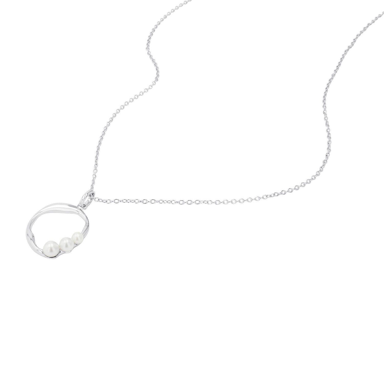 TOM TAILOR Kette mit Anhänger Schmuck Geschenk Silber 925, mit Süßwasserzuchtperle