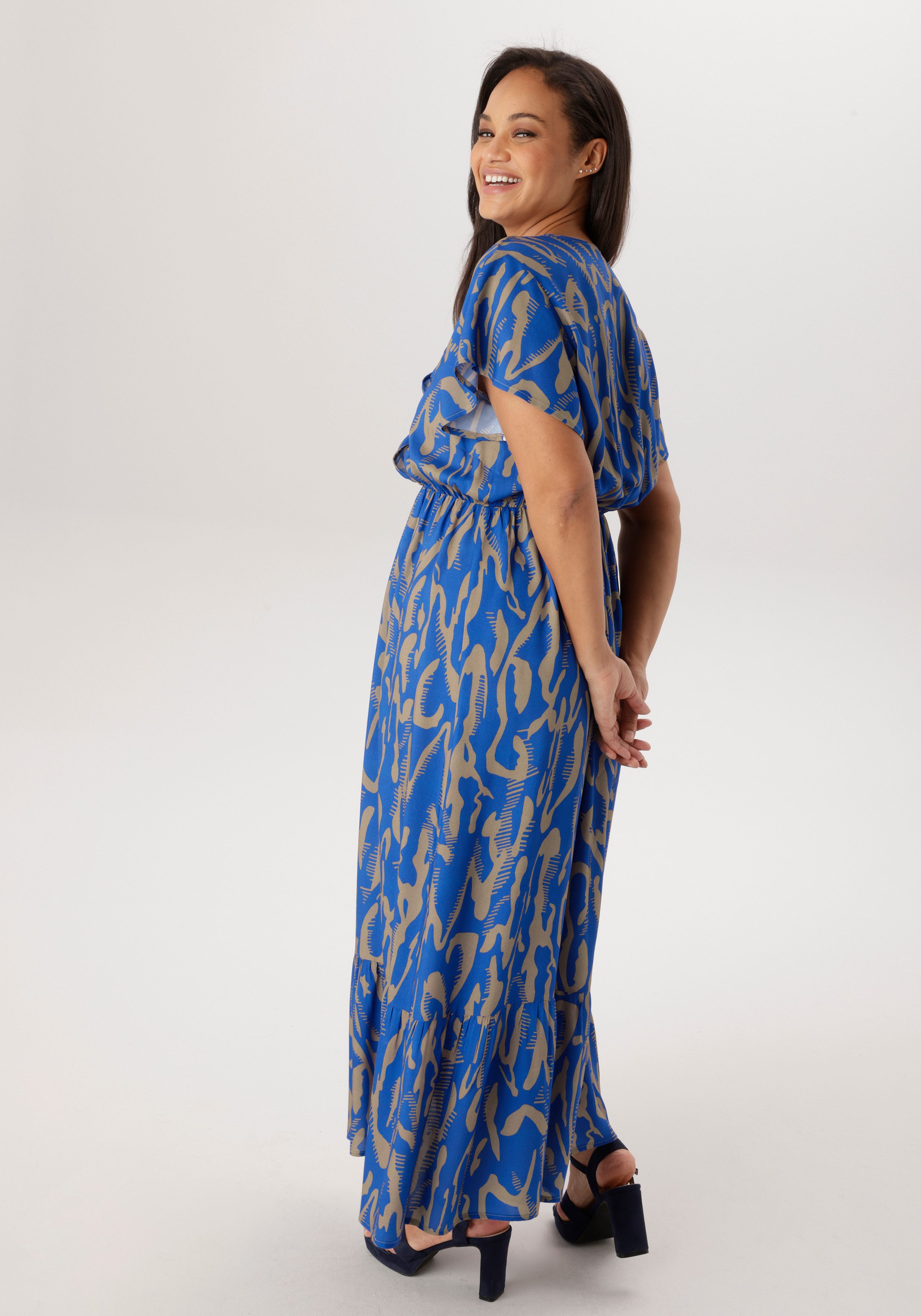 Aniston PLUS Maxikleid in Wickeloptik - NEUE KOLLEKTION günstig online kaufen