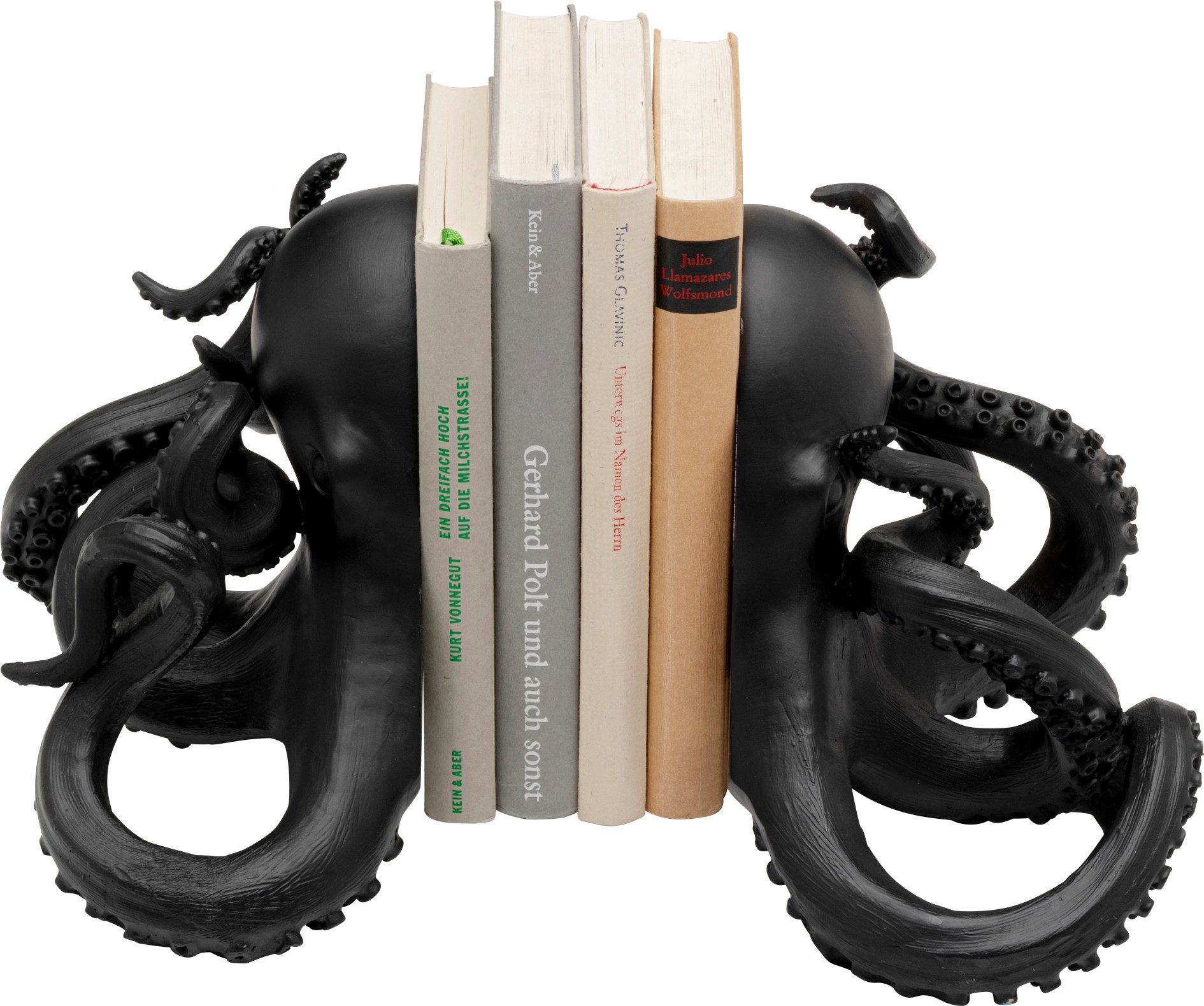 Kare Design Buchstütze Octopus (Set, 2 St), aus Polyresin