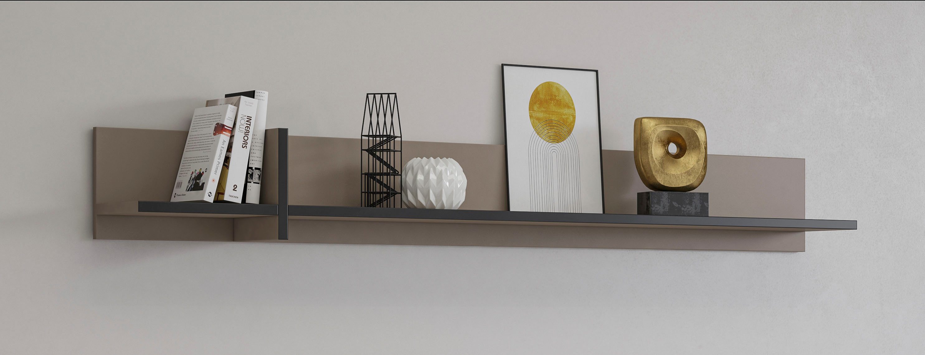 INOSIGN Wandboard Cross,Breite 180 cm, moderne Wandregal, Hängeregal mit vi günstig online kaufen