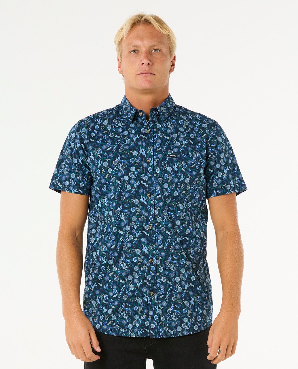 Rip Curl Kurzarmhemd Florales Riff-Shirt günstig online kaufen