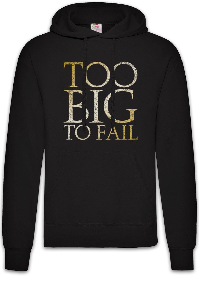 Hoodie Too Big To Fail Herren Hoodie Dick Dicker Stolz Übergewicht Chubby