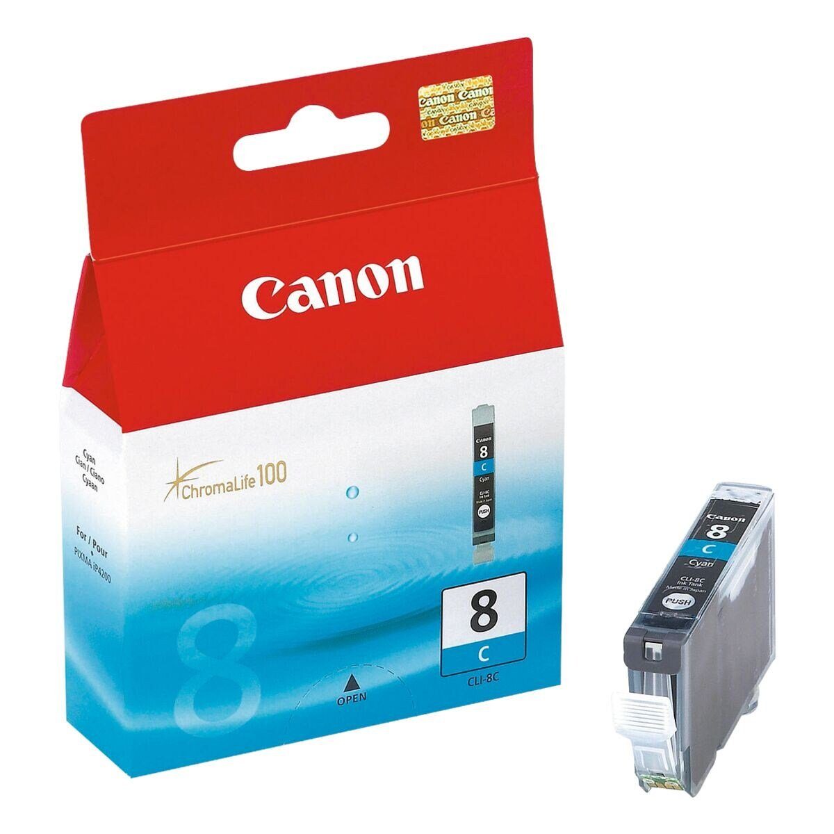 Canon CLI-8 C Tintenpatrone (Original Druckerpatrone, cyan)