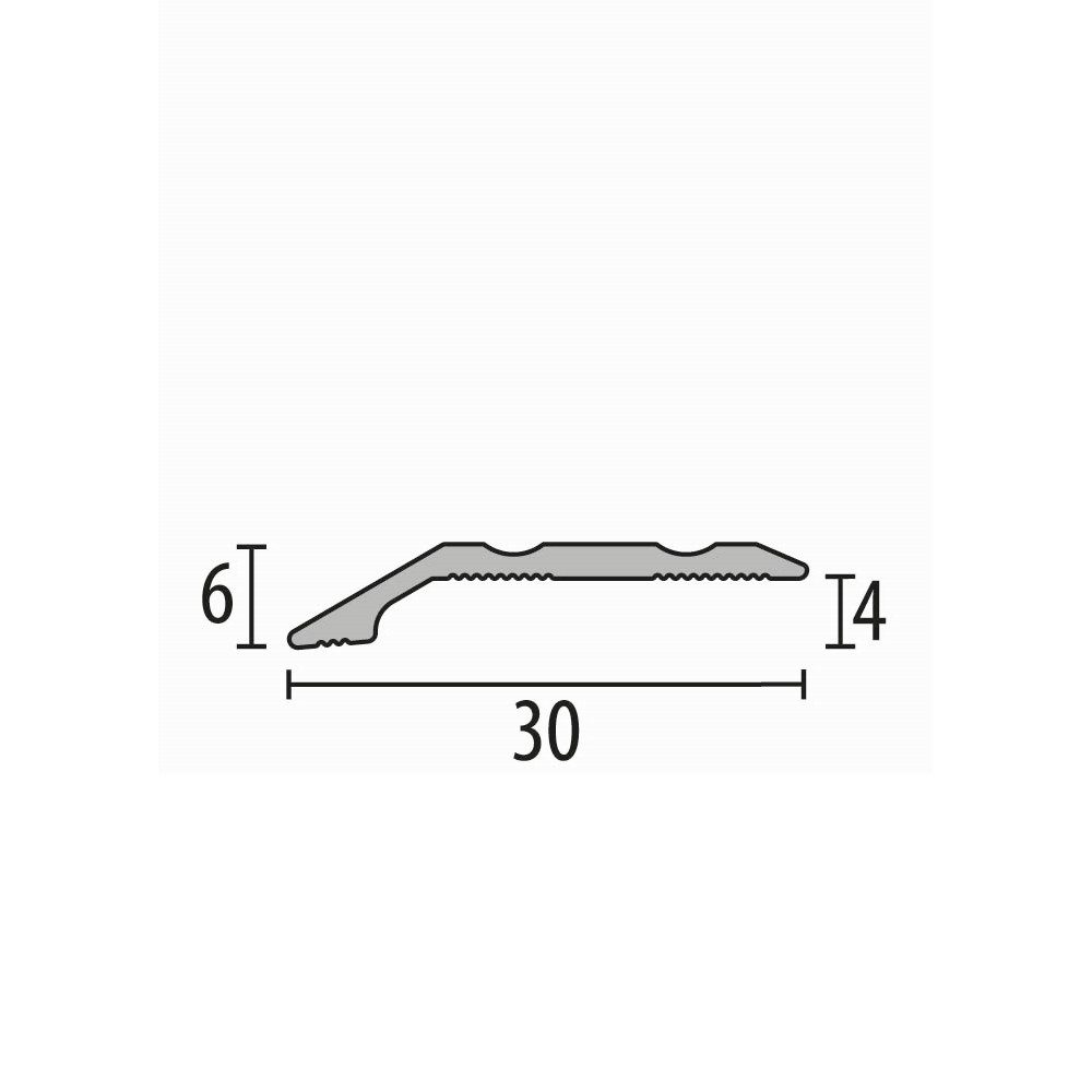 Küberit Anschlussprofil 6 x 30 x günstig online kaufen