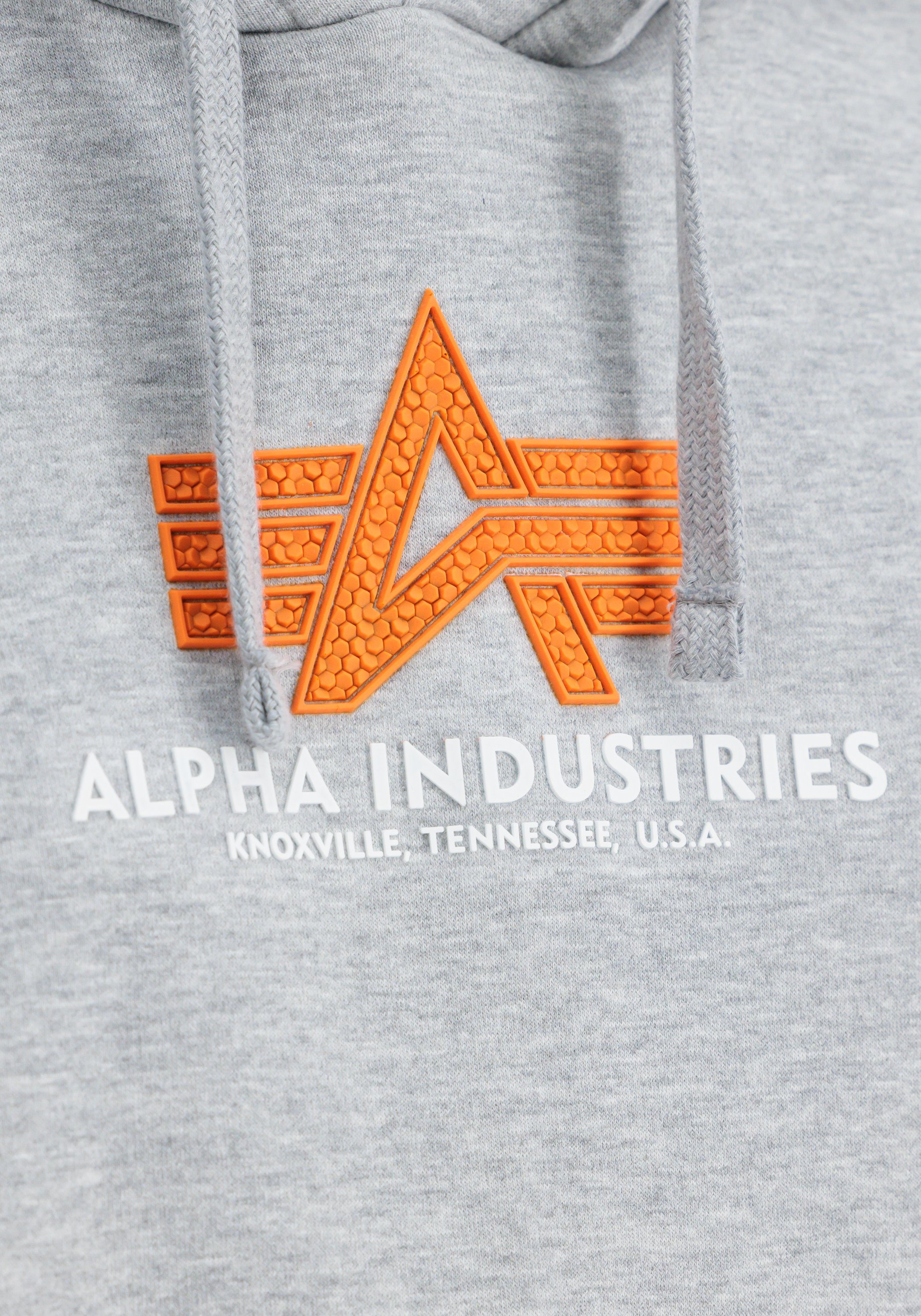 Alpha heather Industries Rubber Industries grey Basic Alpha Hoodie - Men Hoody Hoodies