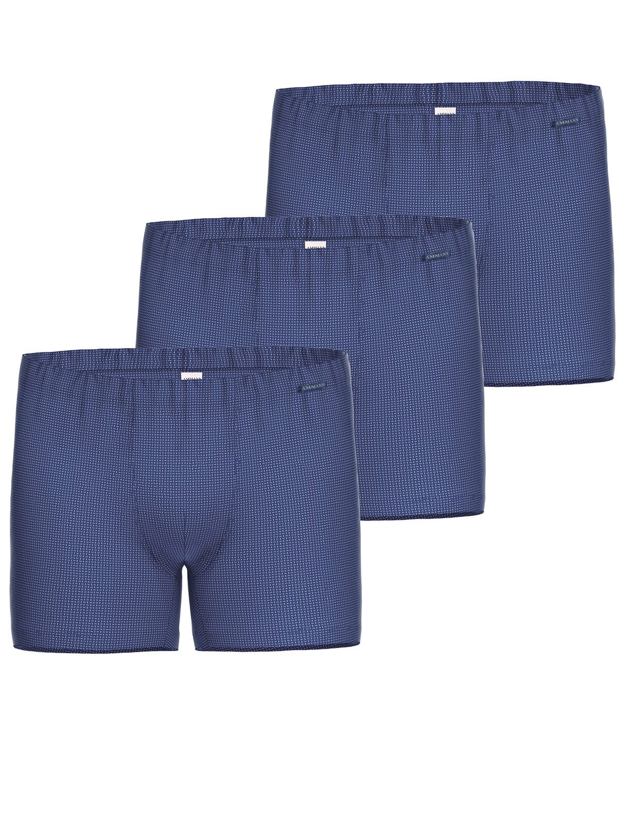 Boxershorts 3er Pack Long Retro Short Day Modern / Minimal Art
