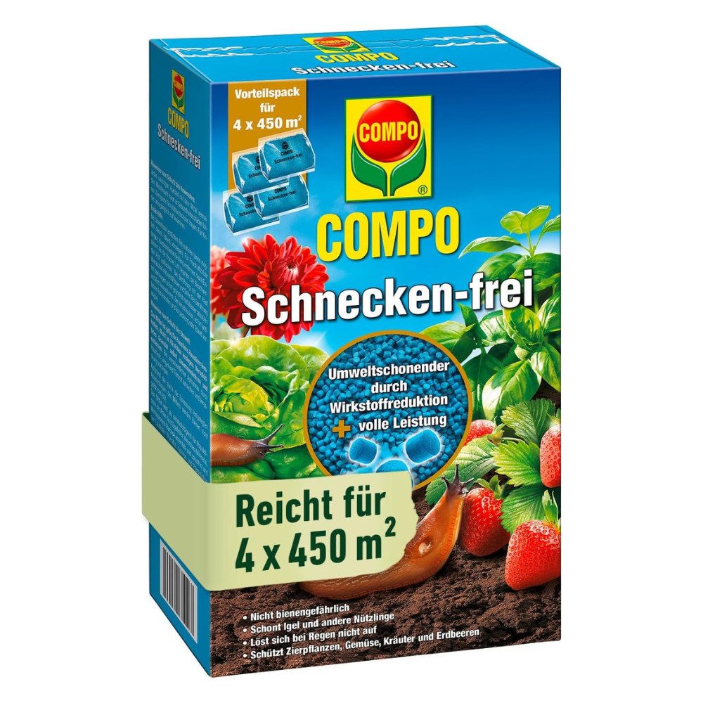 Compo Vergrämungsmittel Schnecken-frei, 900 g, Granulat