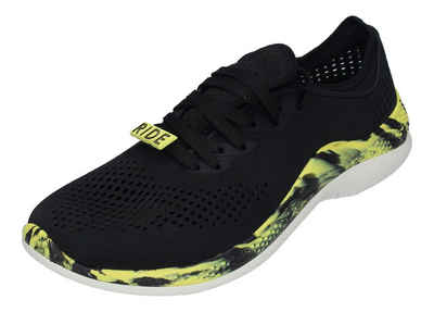 Crocs LiteRide 360 Marbled Pacer 207633-02K Sneaker Black Citron