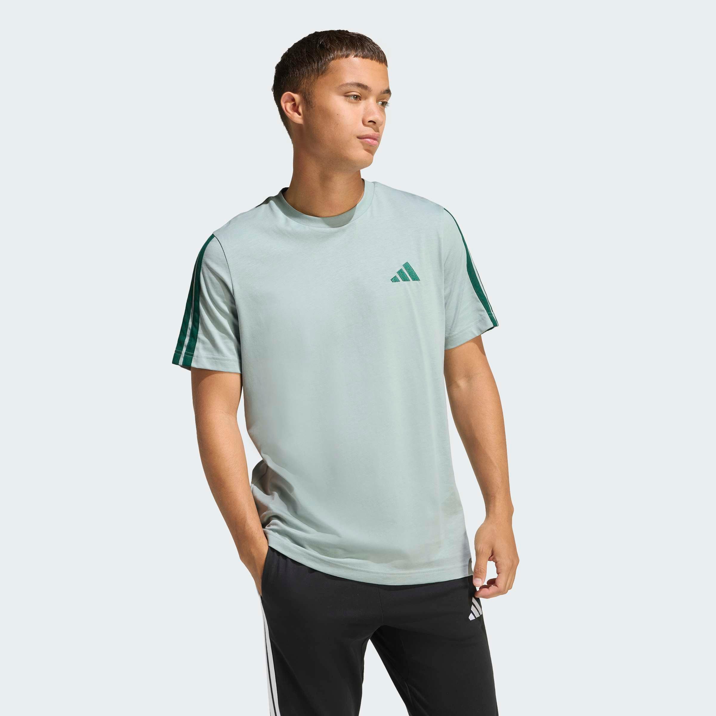 adidas Sportswear T-Shirt 3-STREIFEN günstig online kaufen