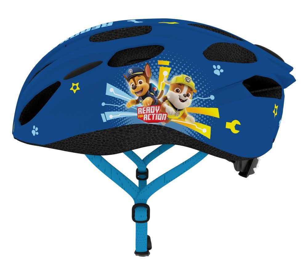 Seven Polska Kinderfahrradhelm "Paw Patrol Boys", BLUE, M: 52-56cm, In-Mold-Tec, ab ca. 6 Jahre