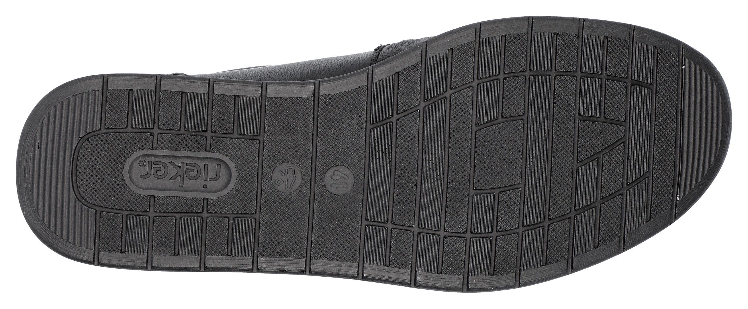 Rieker Slipper Mokassin, Loafer, Komfortschuh mit aufwendiger Rahmennaht