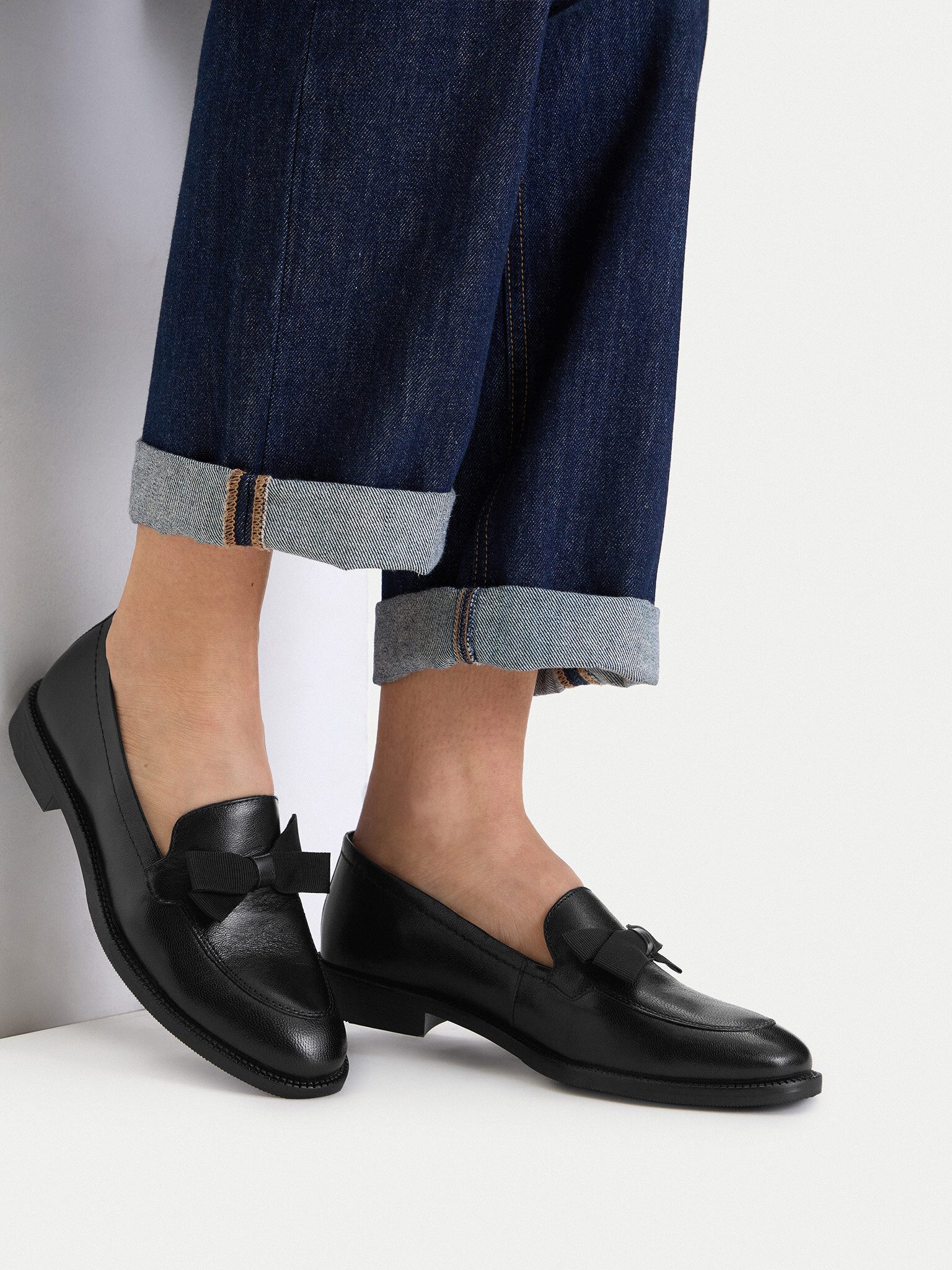 LASOCKI Lasocki Damen-Loafers Schwarz Lasocki-CEO-WI23-KILTY-06 Schwarz Mokassin