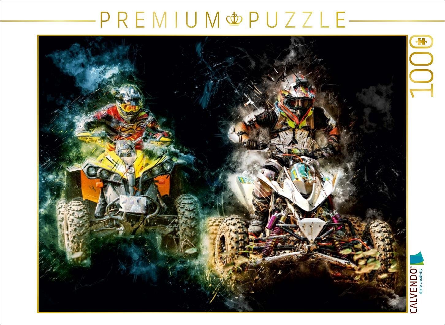 CALVENDO Puzzle CALVENDO Puzzle Quad, extrem cool 1000 Teile Lege-Größe 64 x 48 cm Foto-Puzzle Bild von Peter Roder, 1000 Puzzleteile