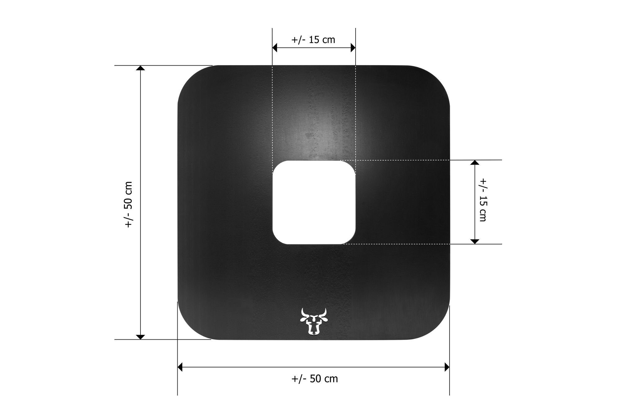 Grillring Grillplatte tuning-art Plancha GPB01 Grillaufsatz BBQ-Platte Feuerplatte