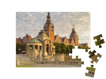 puzzleYOU Puzzle Terrassen von Stettin, Szczecin, Polen, 48 Puzzleteile, puzzleYOU-Kollektionen Polen