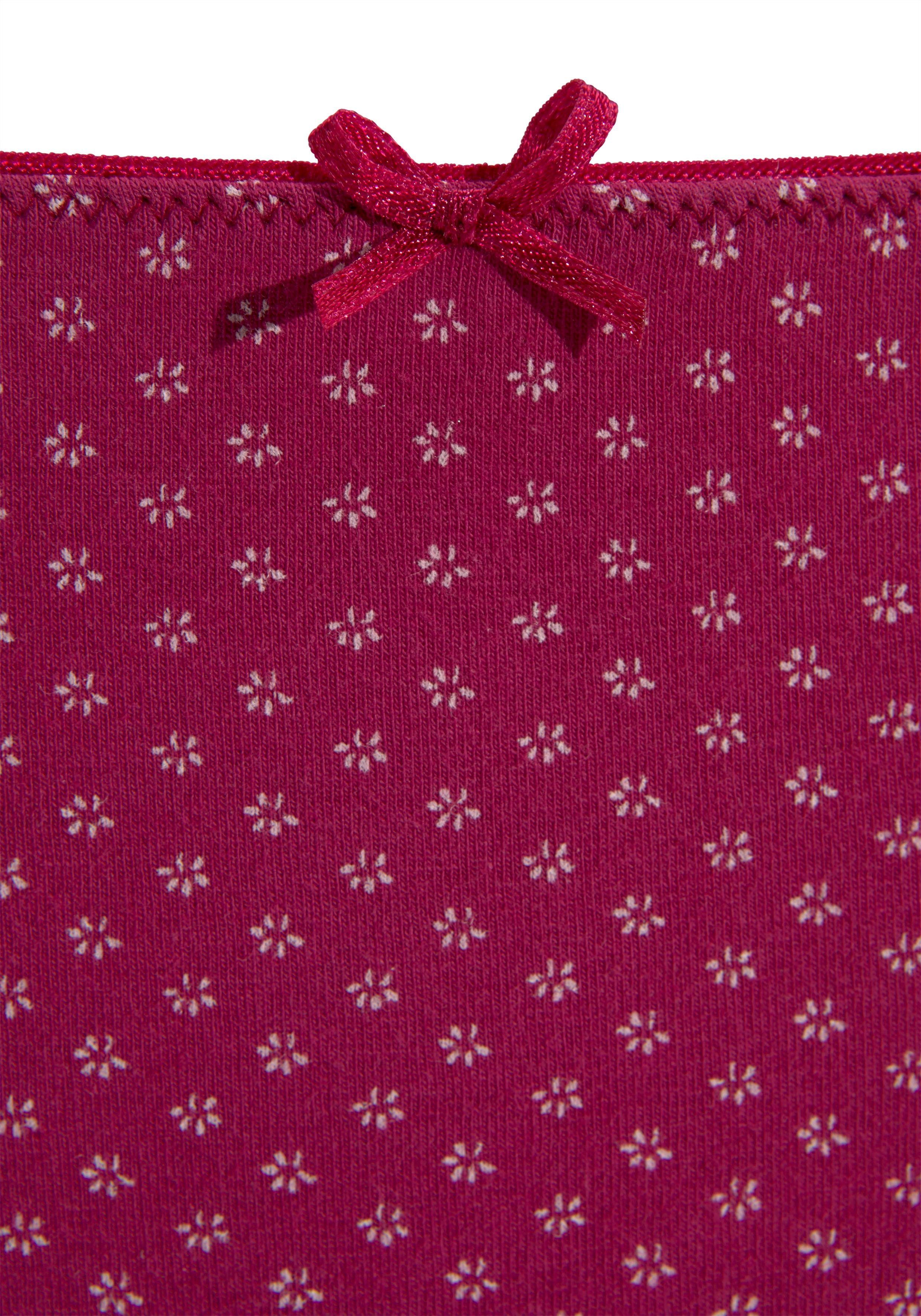 s.Oliver Hipster (Packung, 4-St) rosa, Baumwolle schwarz petrol, aus elastischer navy