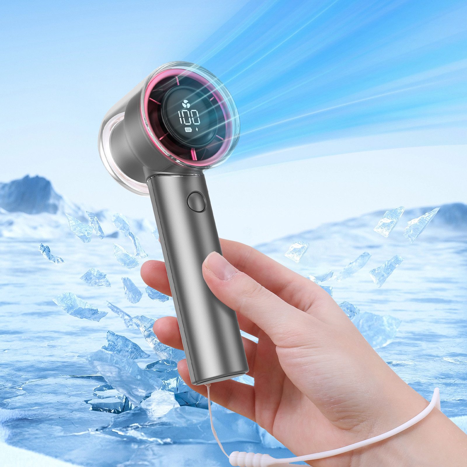 Elegear Handventilator 3-in-1 Mini Ventilator, Taschenventilator günstig online kaufen