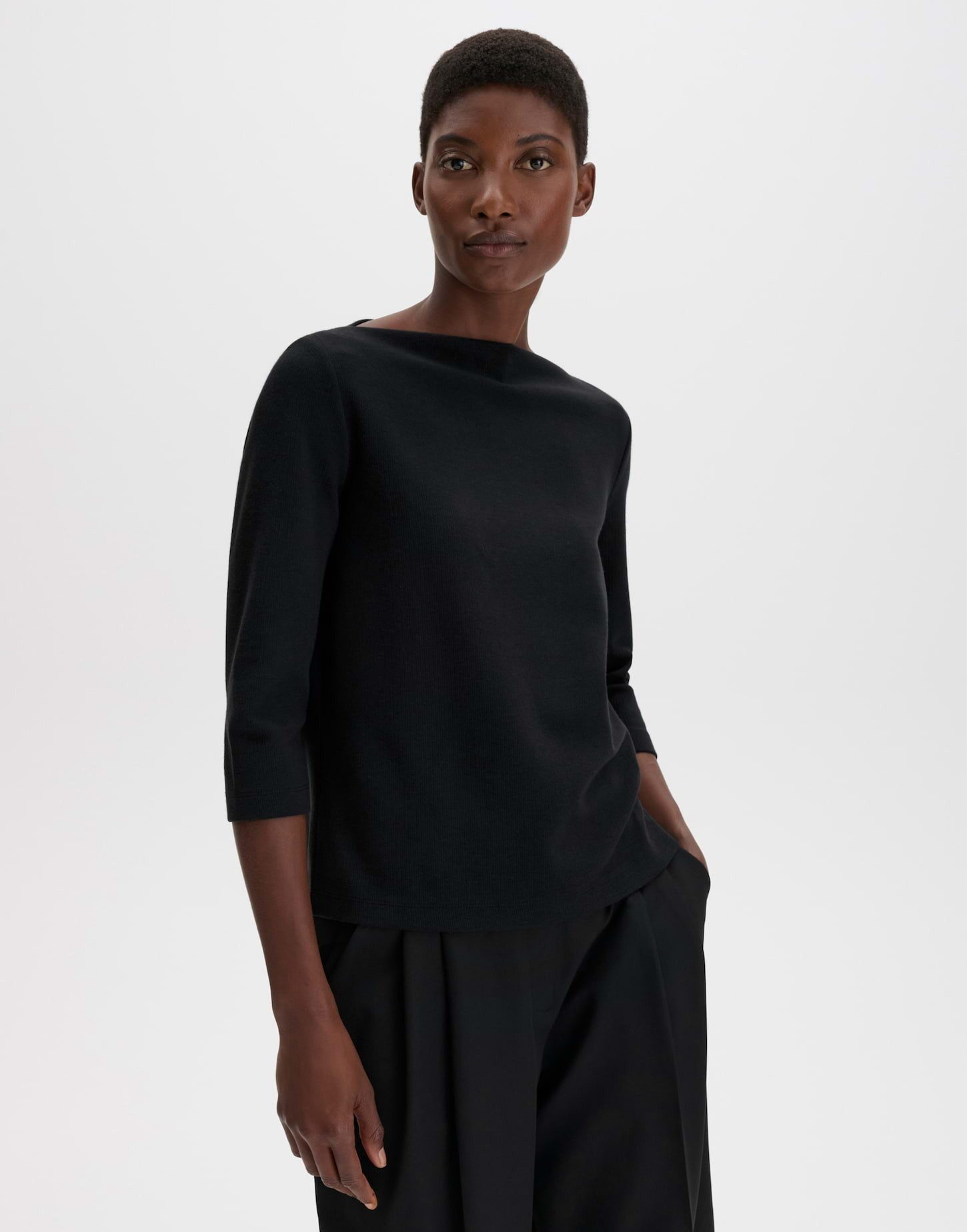 someday 3/4-Arm-Shirt Kadrina aus weichem Jersey Pull-on für einen modernen, komfortablen Look