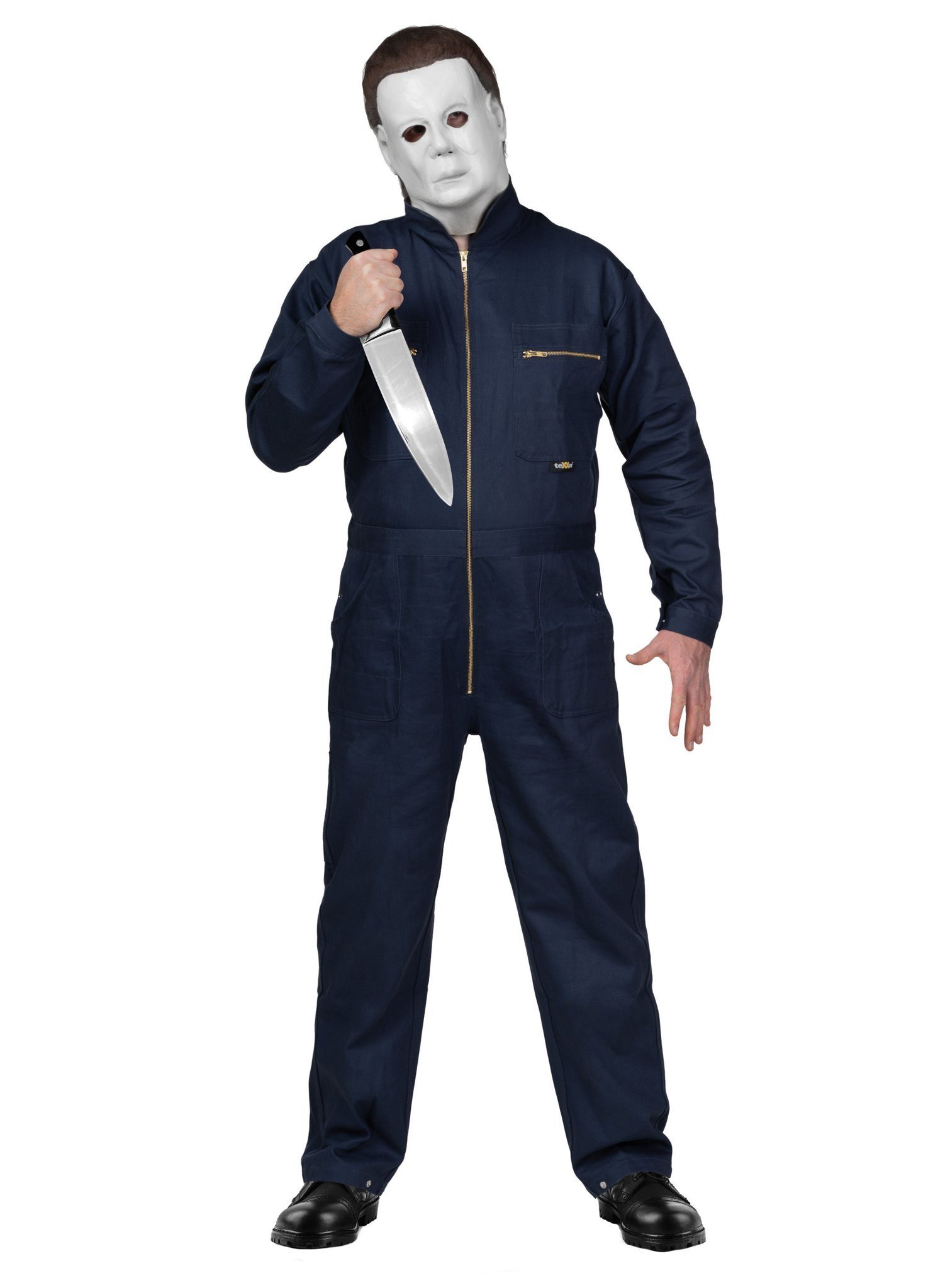 Metamorph Kostüm Michael Myers Overall - Halloween Horrorkostüm, Halloween Overall im kultigen Serienmörder-Look