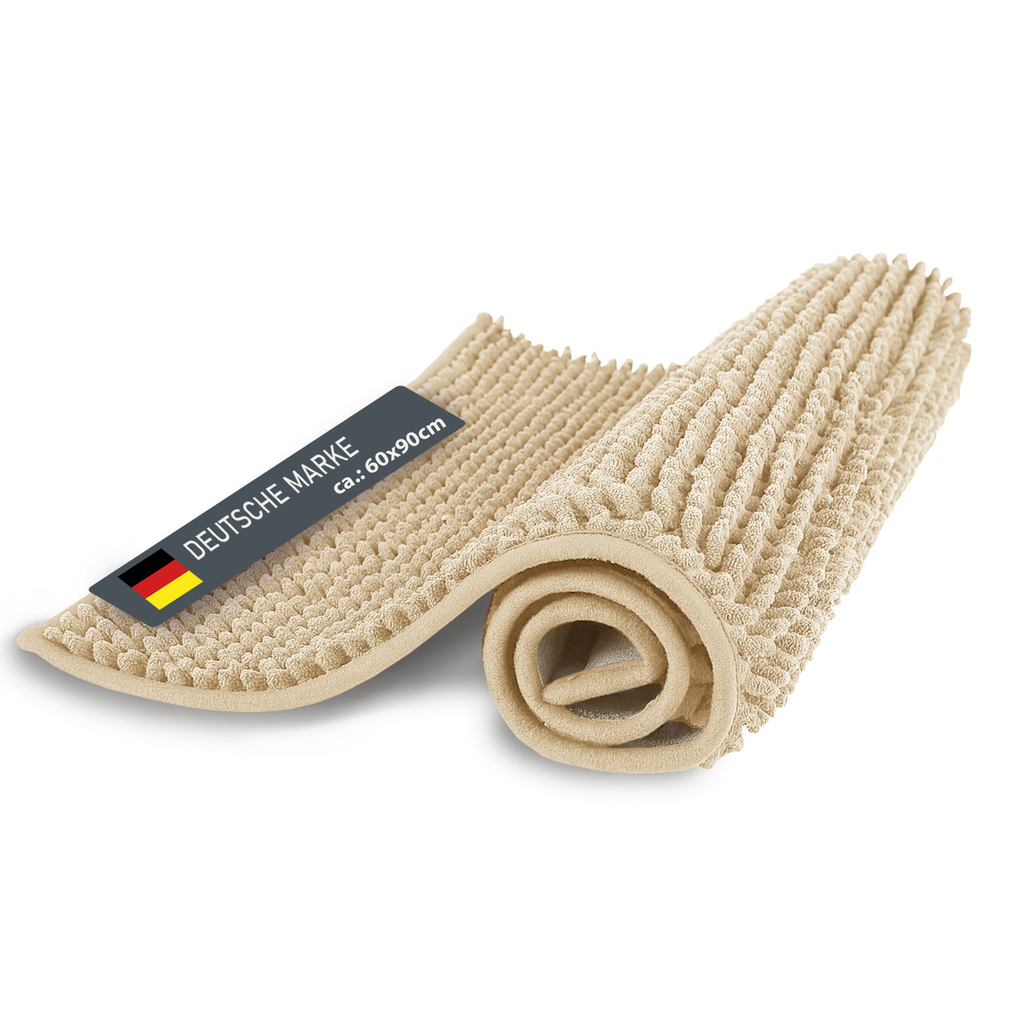 Bestlivings Badematte Chenille 60x90 cm, Höhe günstig online kaufen