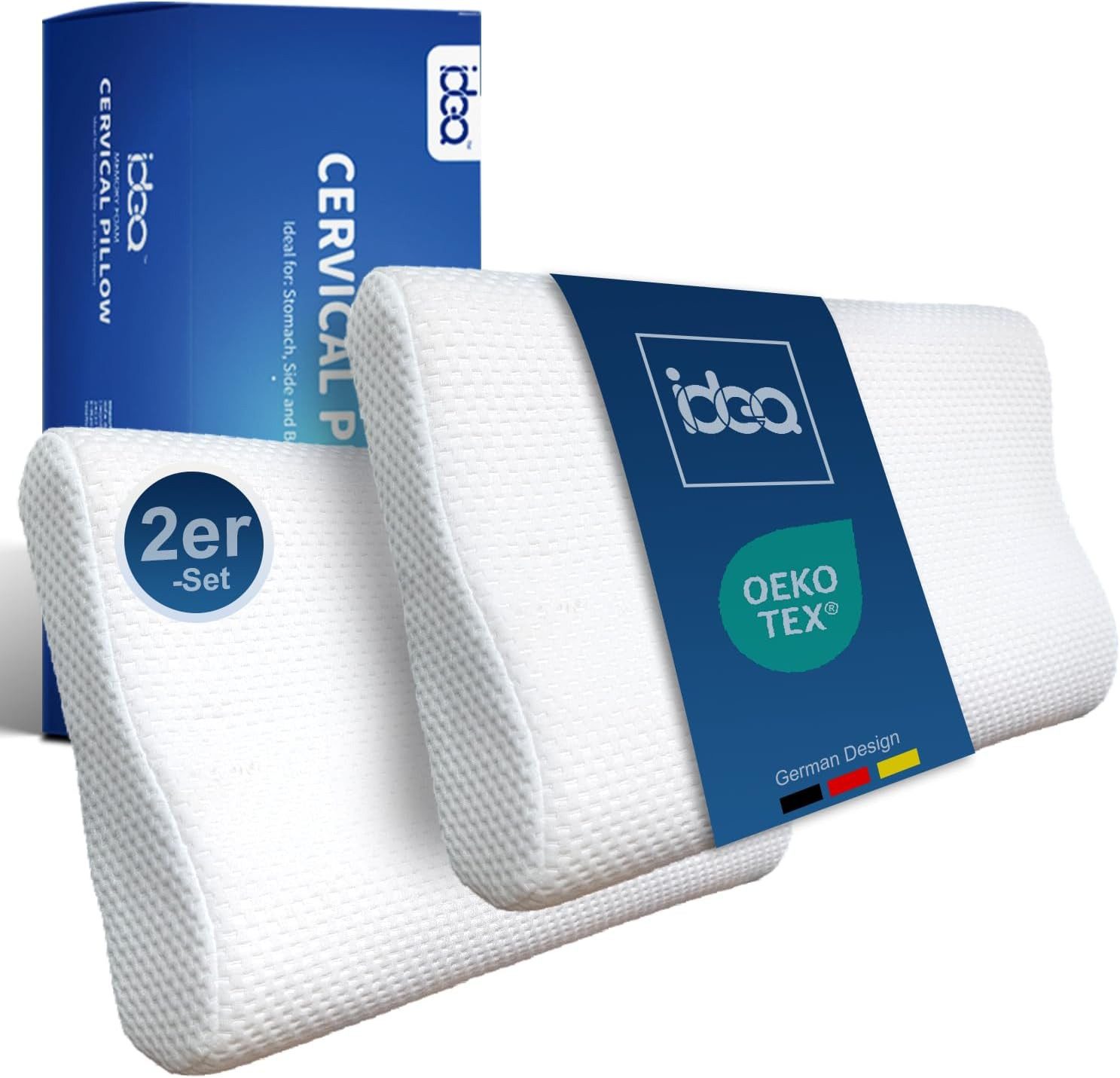 Esun Nackenstützkissen Kopfkissen Memory Foam Kissen, Nackenstützkissen, Fü günstig online kaufen