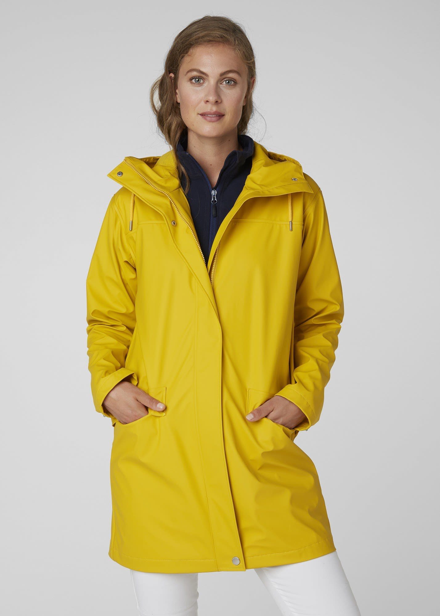 Rain Hansen W Anorak Helly Yellow Anorak Damen Essential Coat Moss Helly Hansen