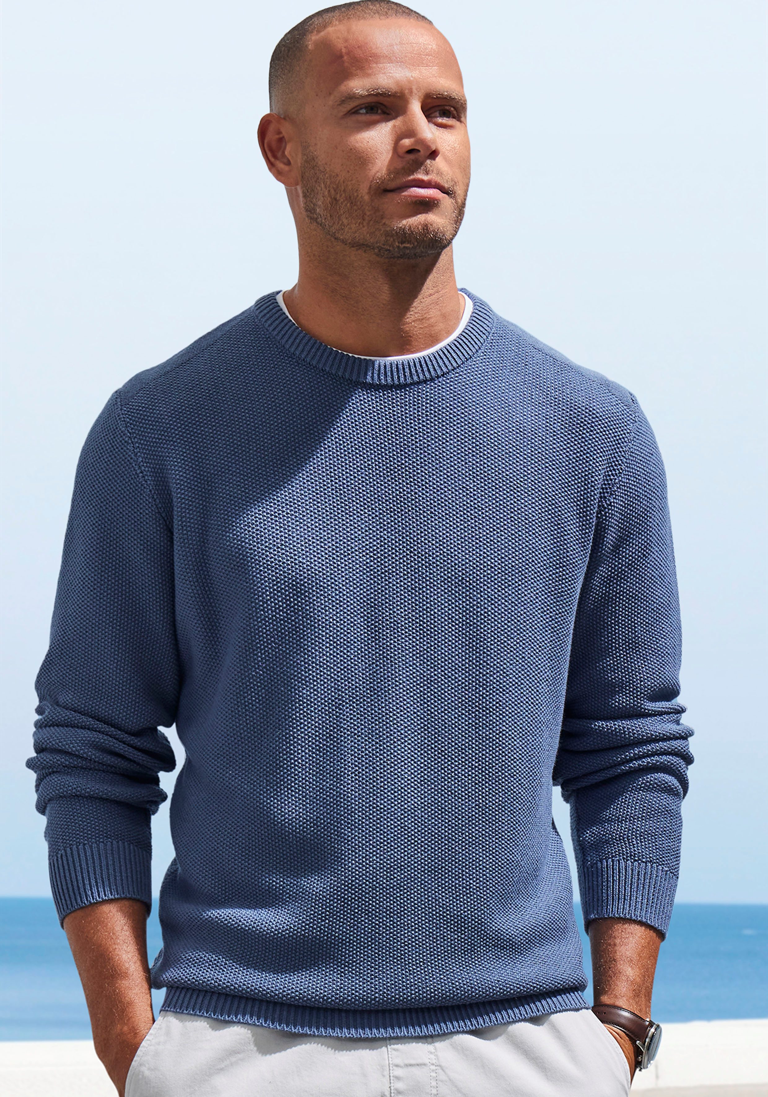 John Devin Strickpullover Pullover in modischer günstig online kaufen