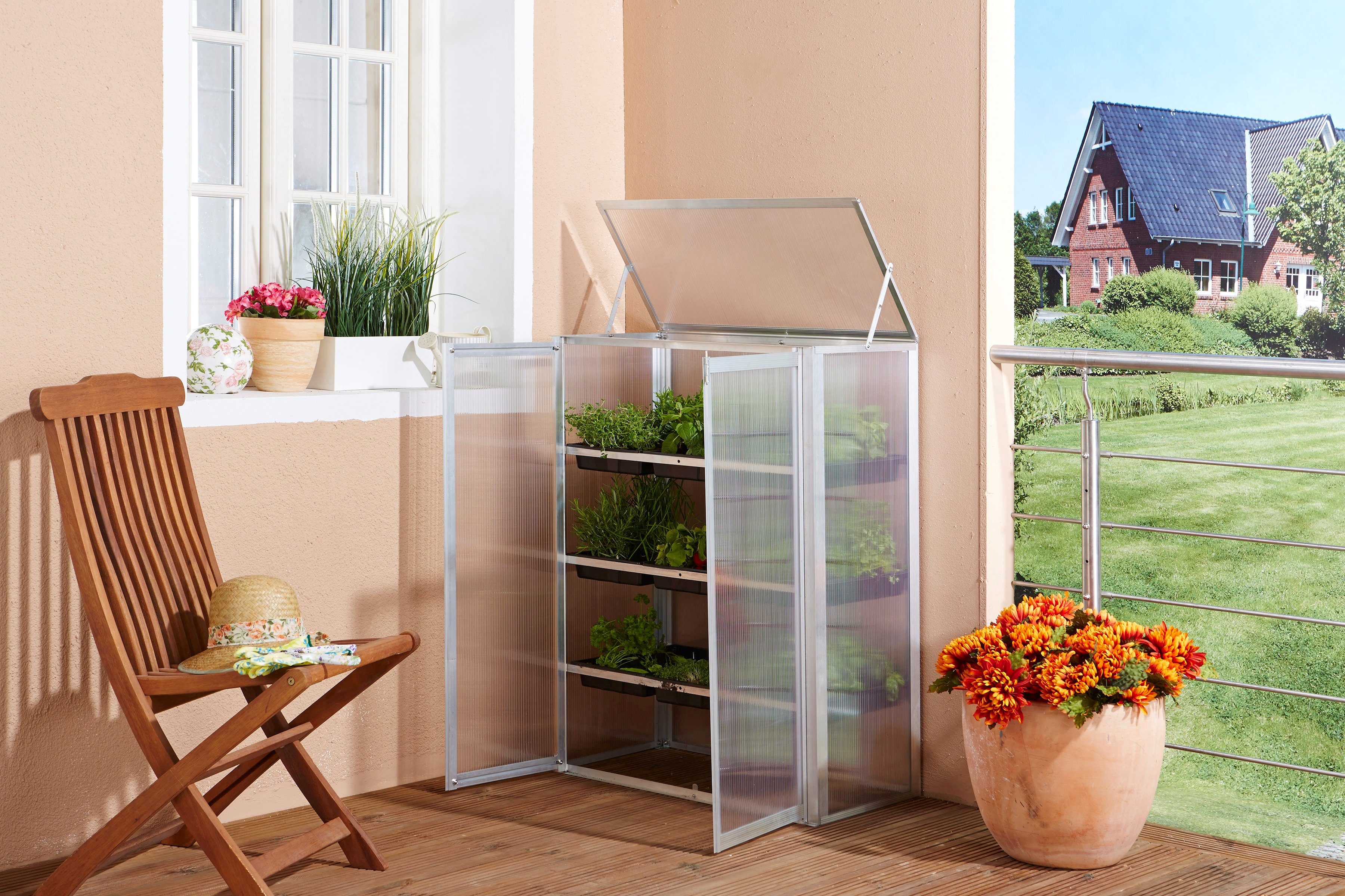 KONIFERA Gewächshaus »Schrank«, BxT: 76x39 cm ...