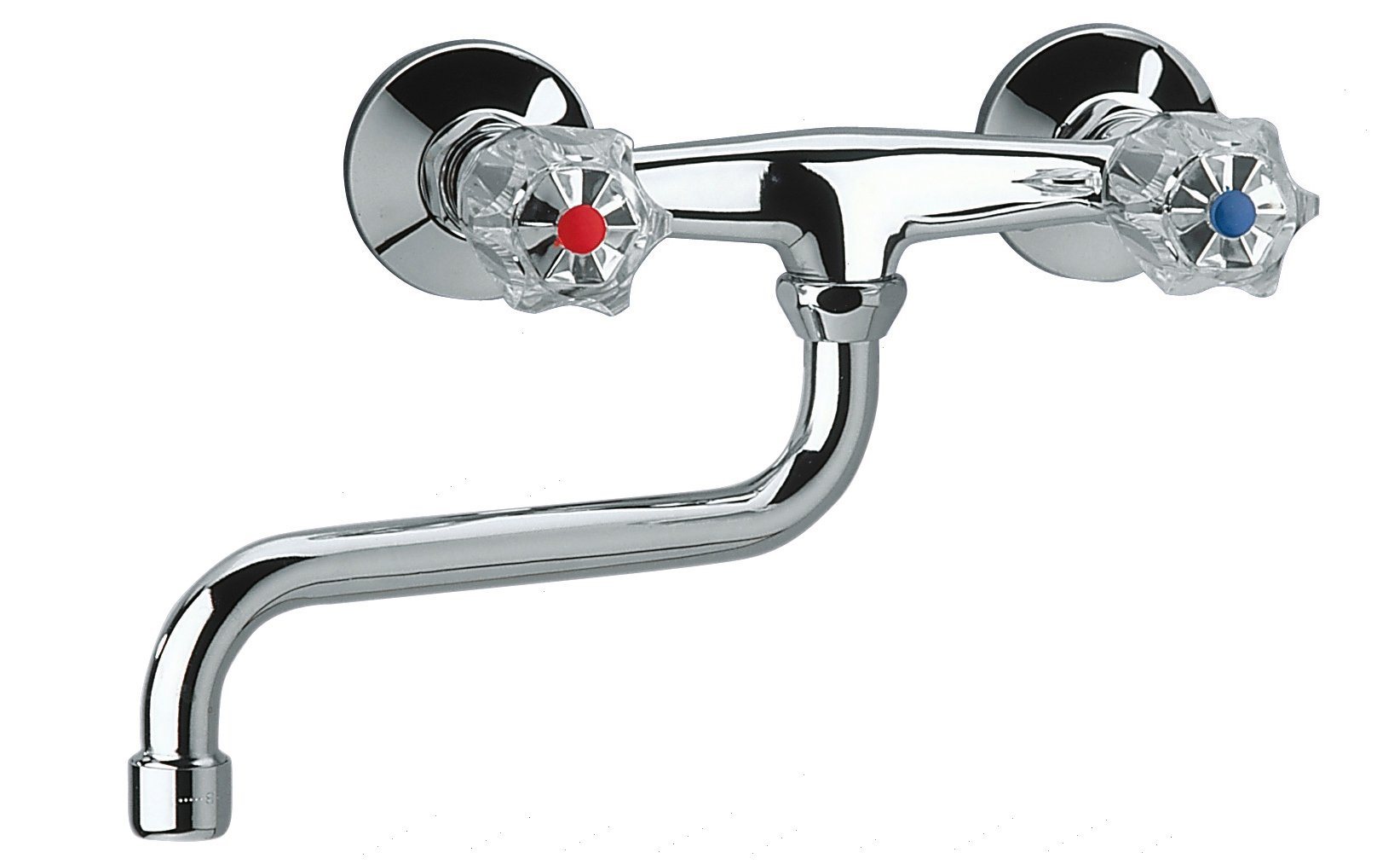 Spülenarmatur »Wandarmatur- Brillant, chrom, Hochdruck« Spülenarmatur »Wandarmatur- Brillant, chrom, Hochdruck«