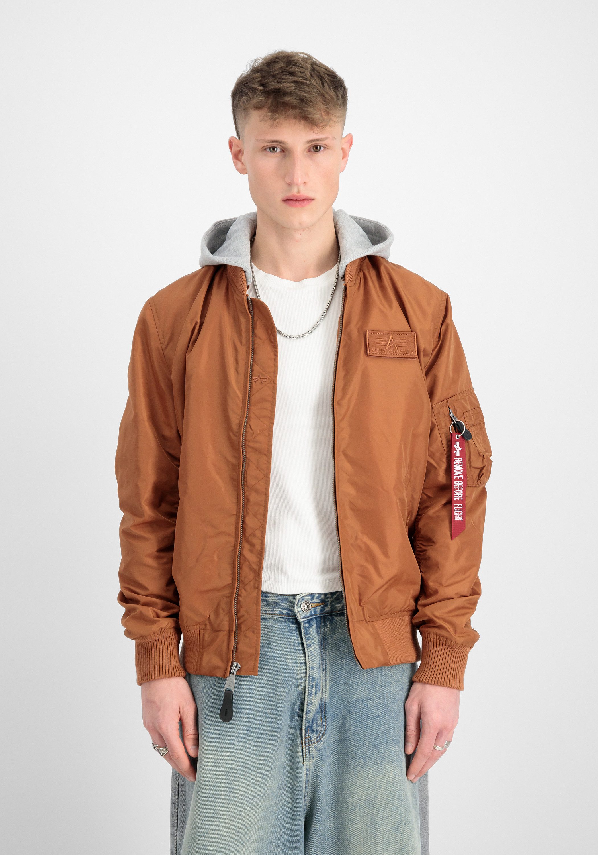 Alpha Industries Bomberjacke MA-1 TT Hood Light günstig online kaufen