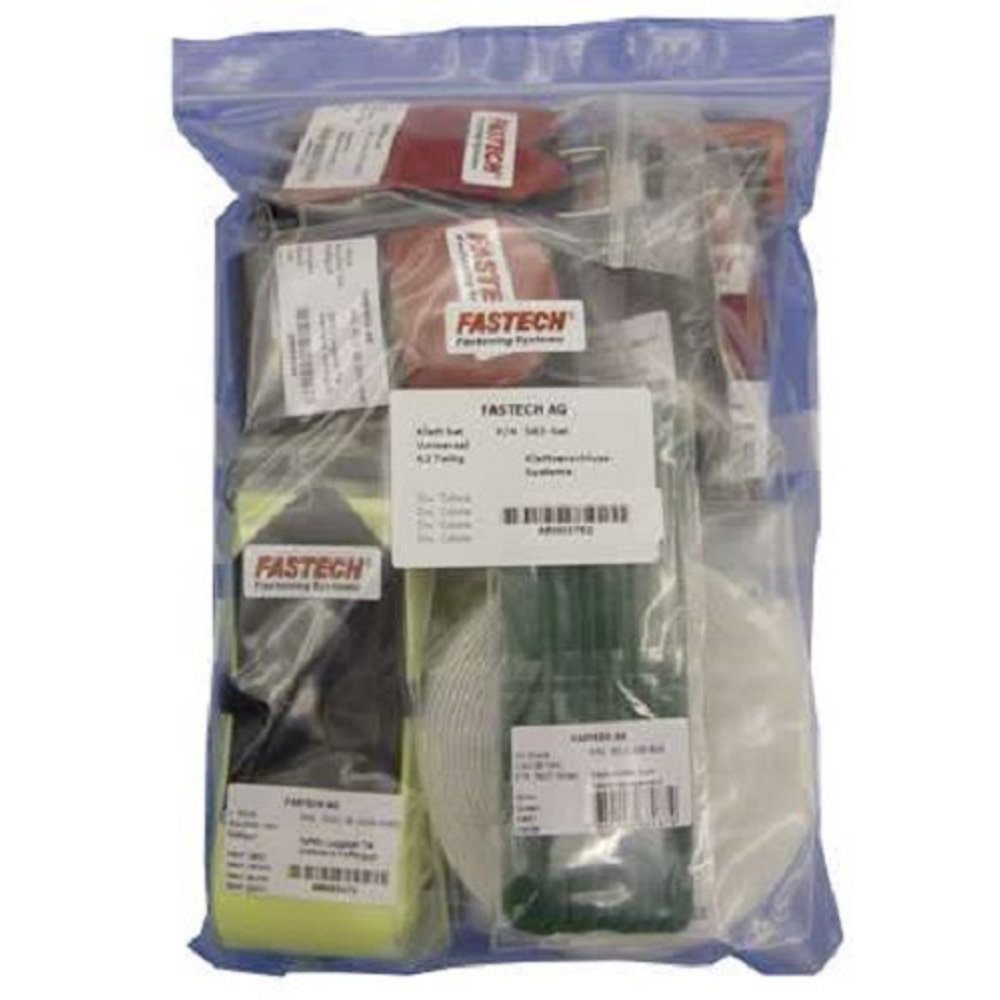 Dönges Klettband-Set Für Schlauchpakete – 4er Set (12-teilig), Farbig Sortiert
