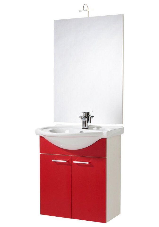 badmobel rot, badmöbel-set »barcelona«, breite 66 cm kaufen | otto, Design ideen