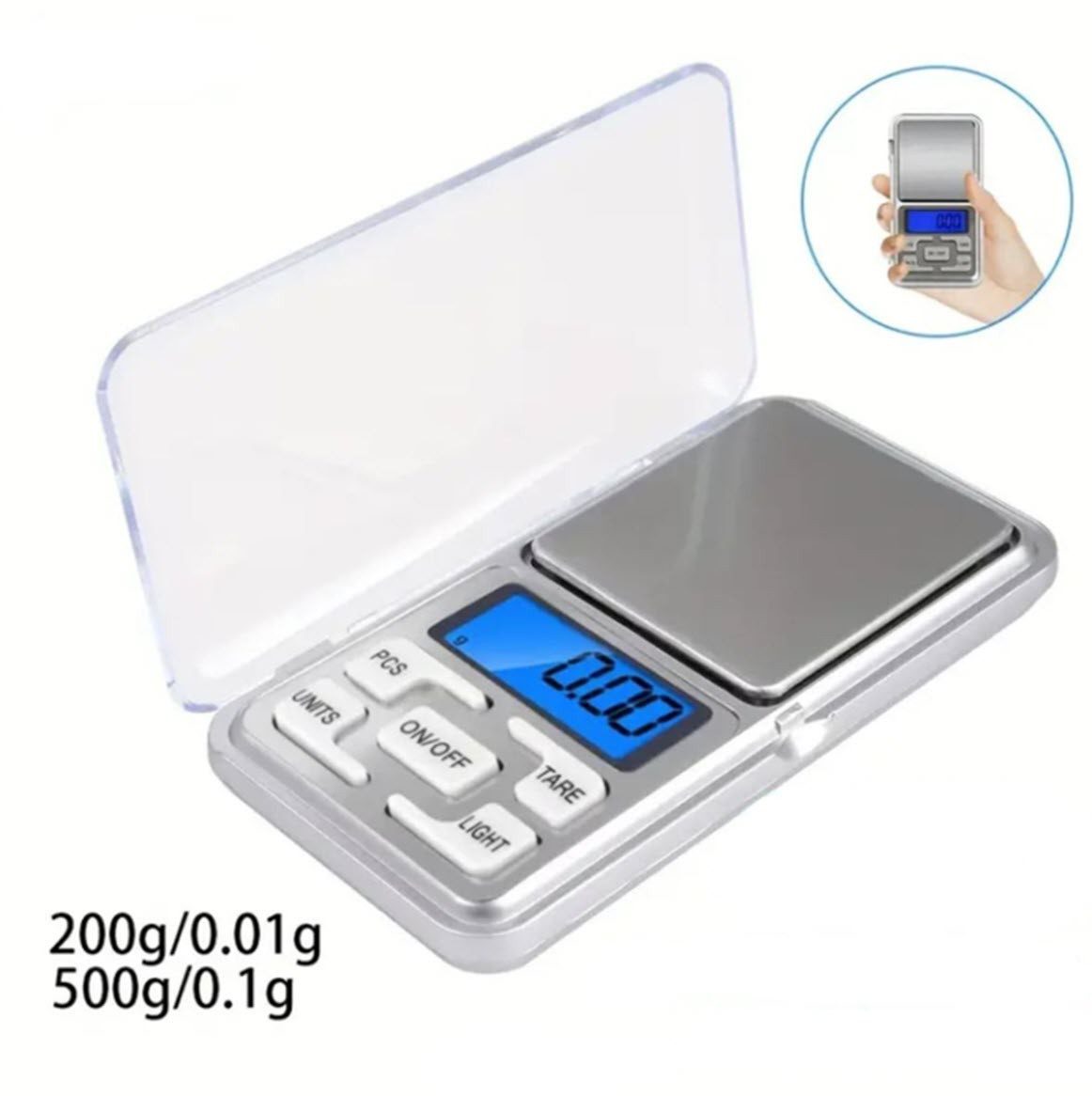 ZD Trading Präzisionswaage Präzisions Küchenwaage 0,01 - 200 g Pocket Precision Scale