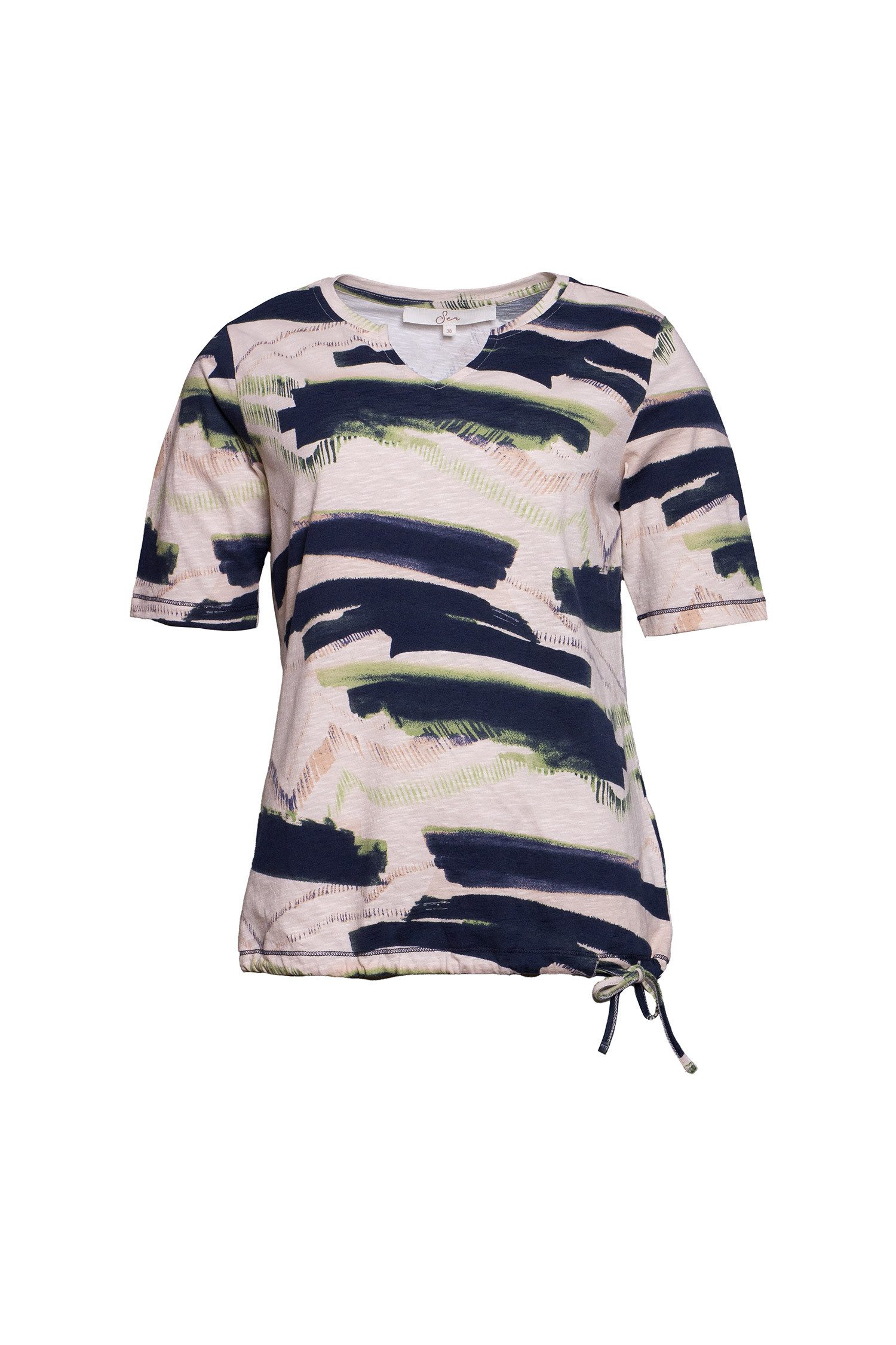 SER T-Shirt Shirt weiche Leinenstruktur W5250129 günstig online kaufen