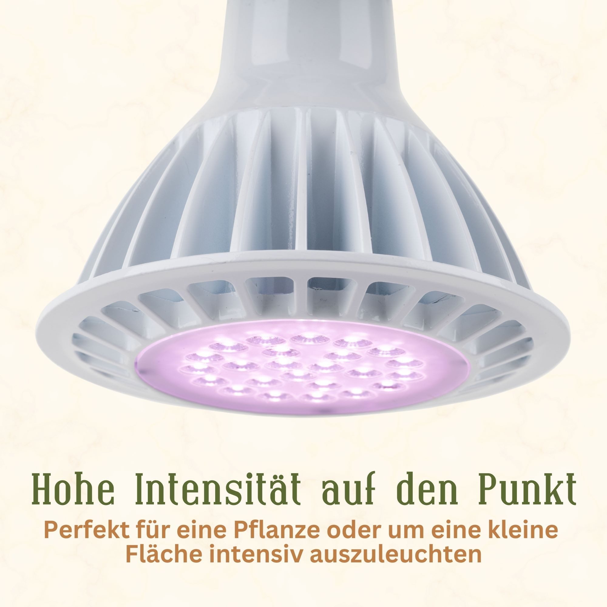 Meine Orangerie Pflanzenlampe SPOT – Spezialleuchte zur Überwinterung von Pflanzen, LED fest integriert, 400-750, LED-Pflanzenlampe, Speziallichtquelle