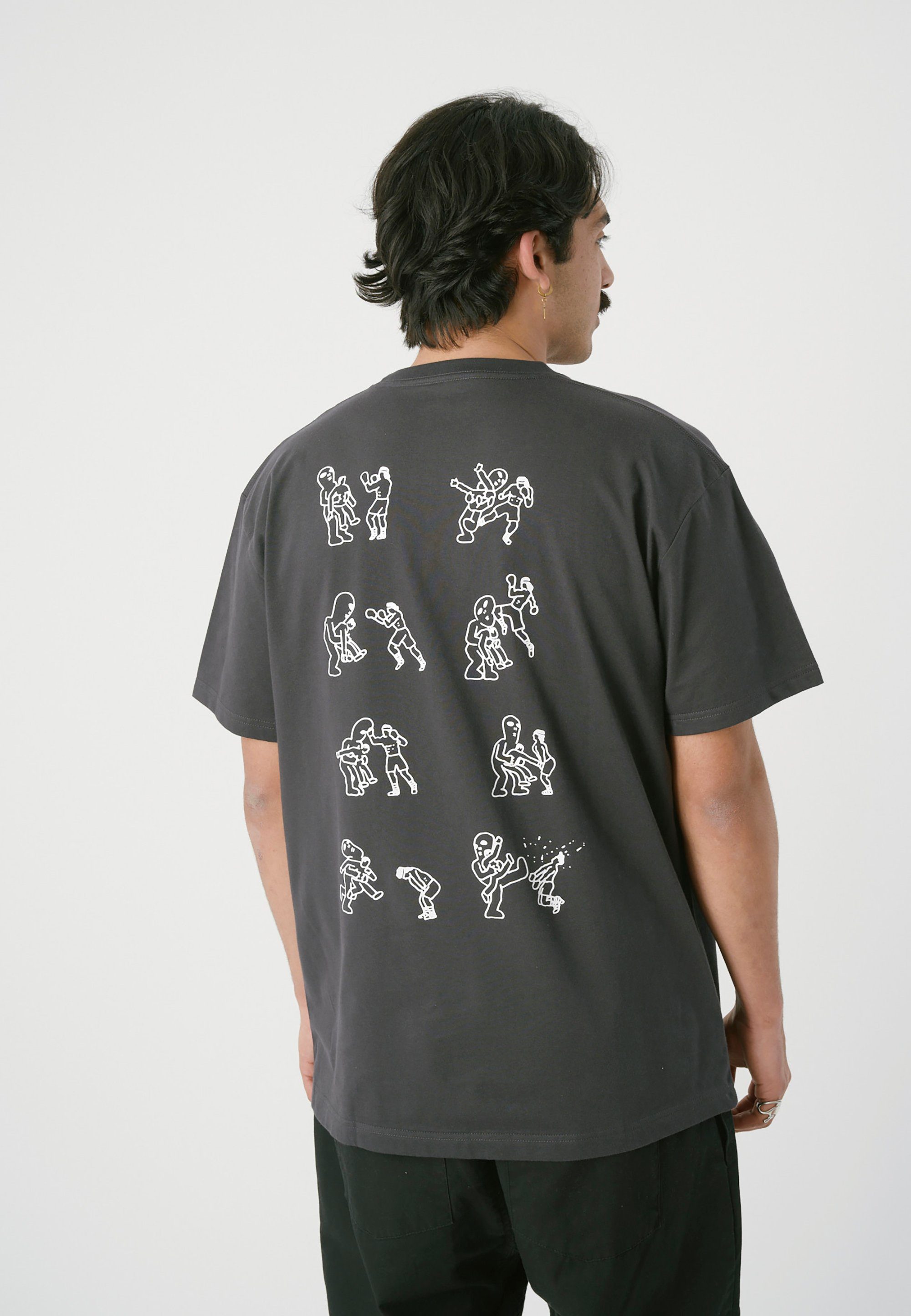 Schnitt lockeren Cleptomanicx T-Shirt im Alien