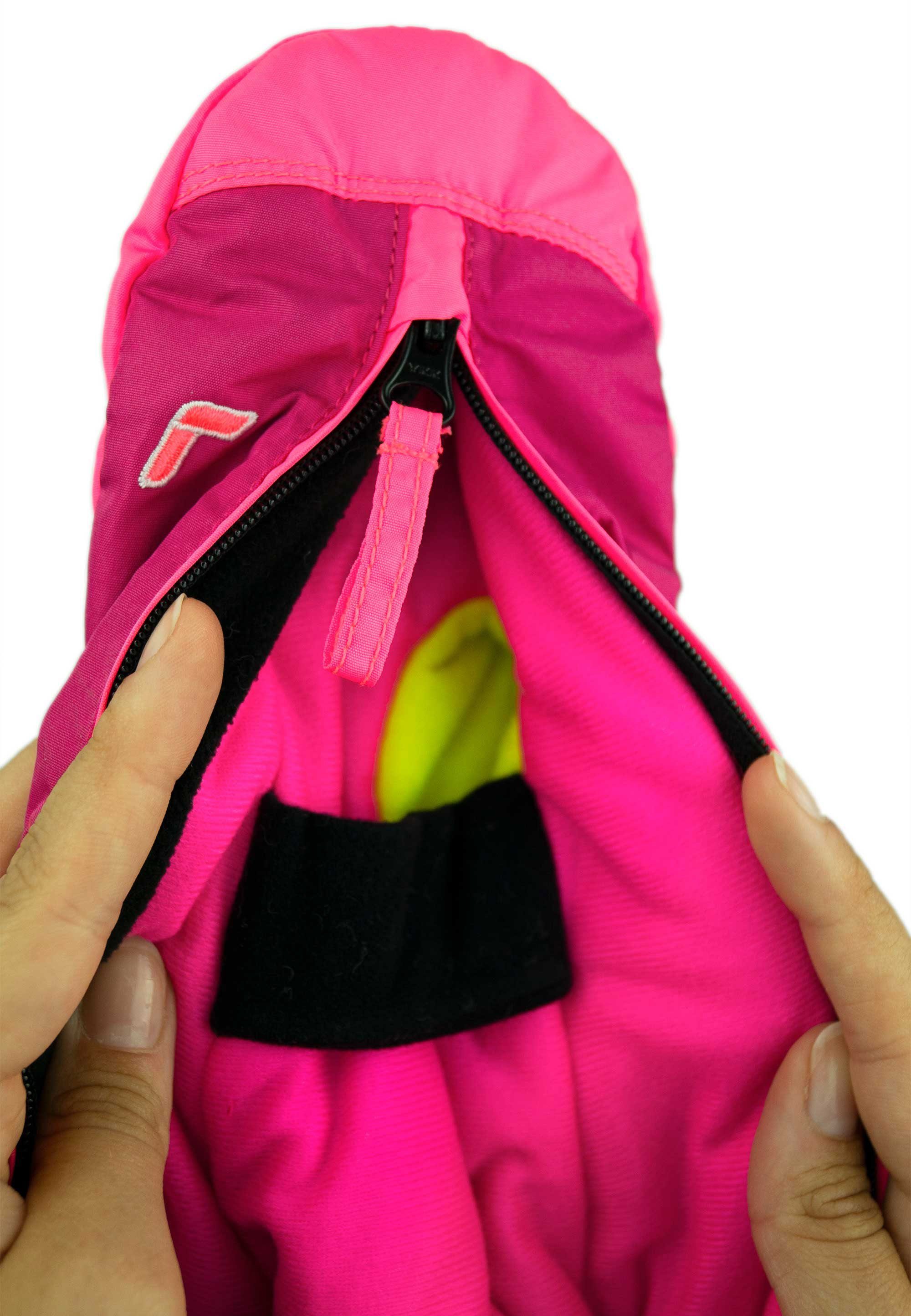 aus lila-pink Tom Material extra Mitten atmungsaktivem Fäustlinge Reusch