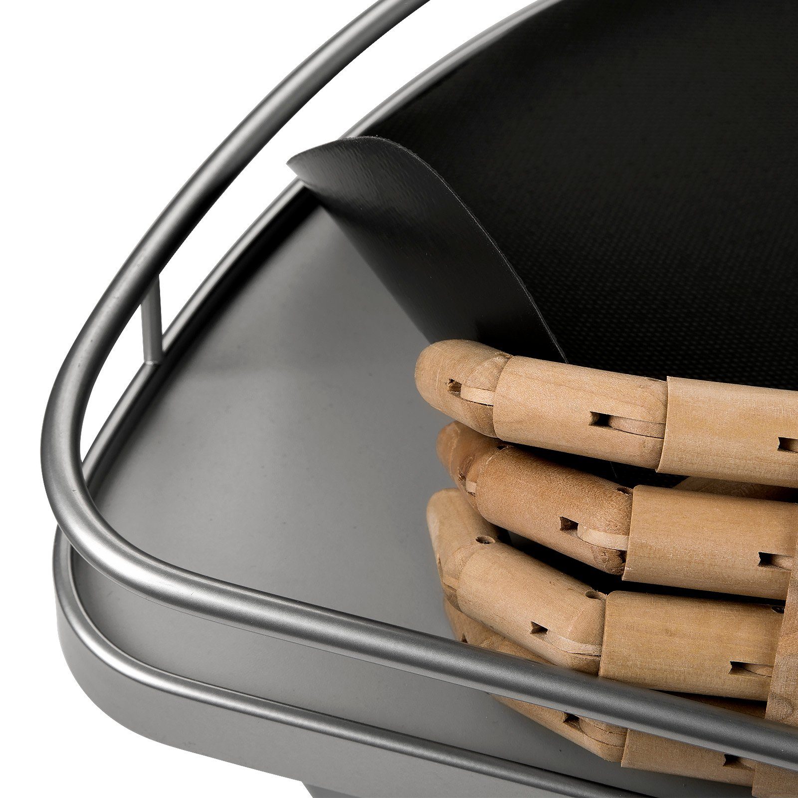 SO-TECH® Schubkasteneinsatz Antirutschmatten graphitschwarz für Kesseböhmer LeMans (2 St)