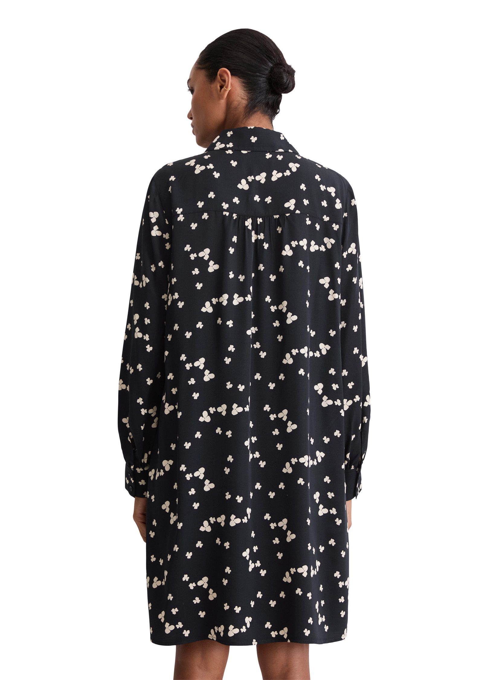 Marc O'Polo Blusenkleid mit Allover-Print, loose fit, ungefüttert günstig online kaufen