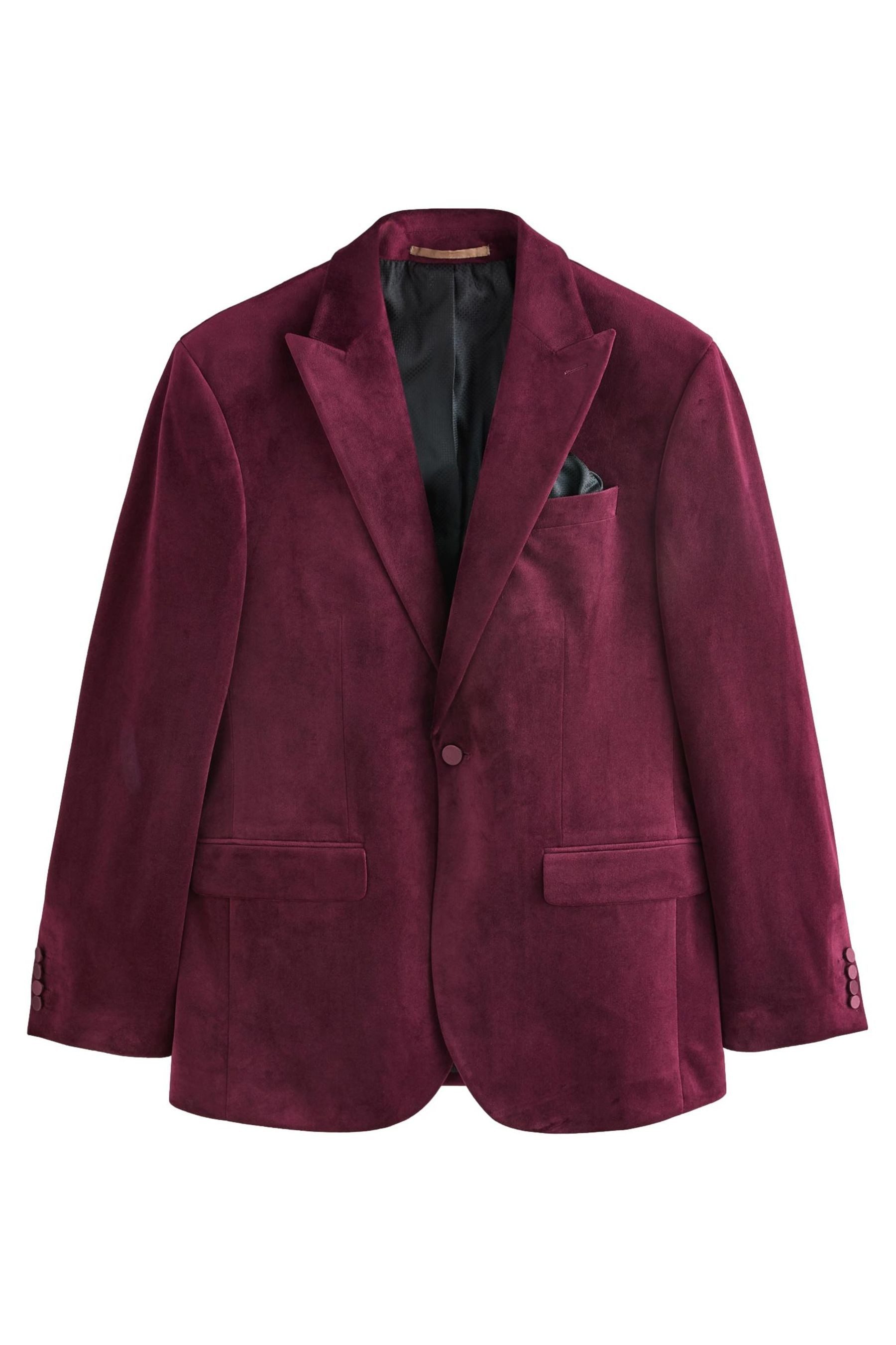 Next Sakko Self Slim Fit Sakko aus Samt mit Revers (1-tlg)