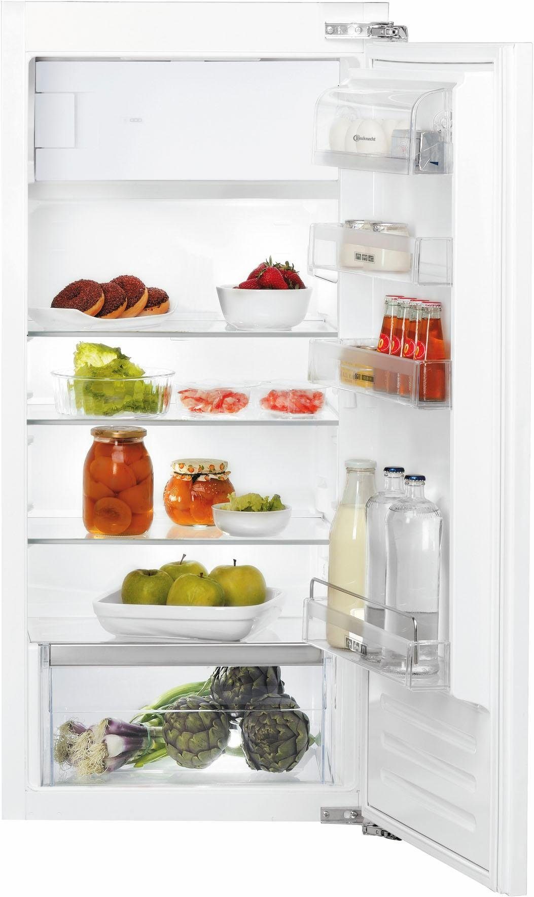 BAUKNECHT Einbaukühlschrank KVIE 2128, 122 cm hoch, 55,7 ...
