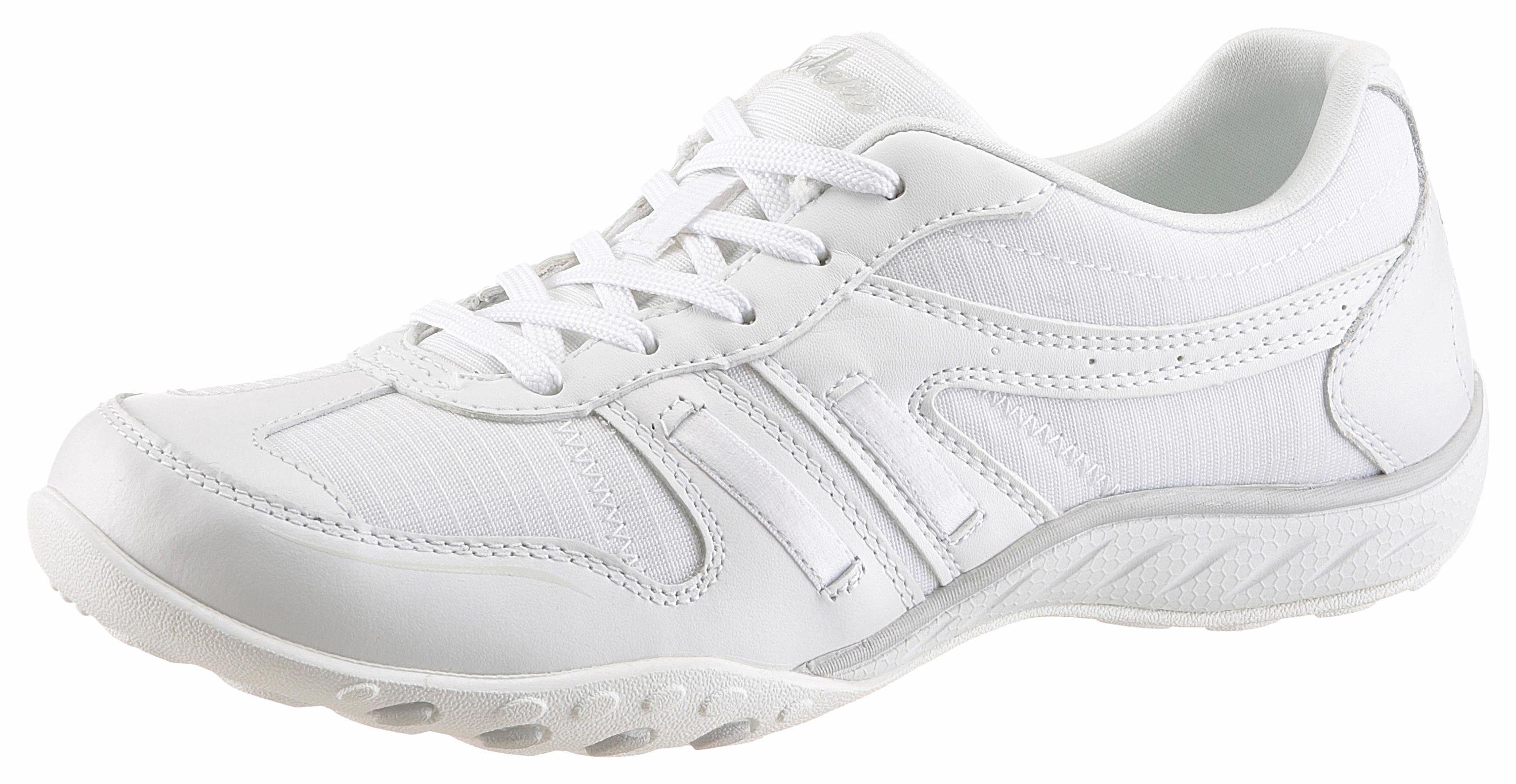 skechers white breathe easy