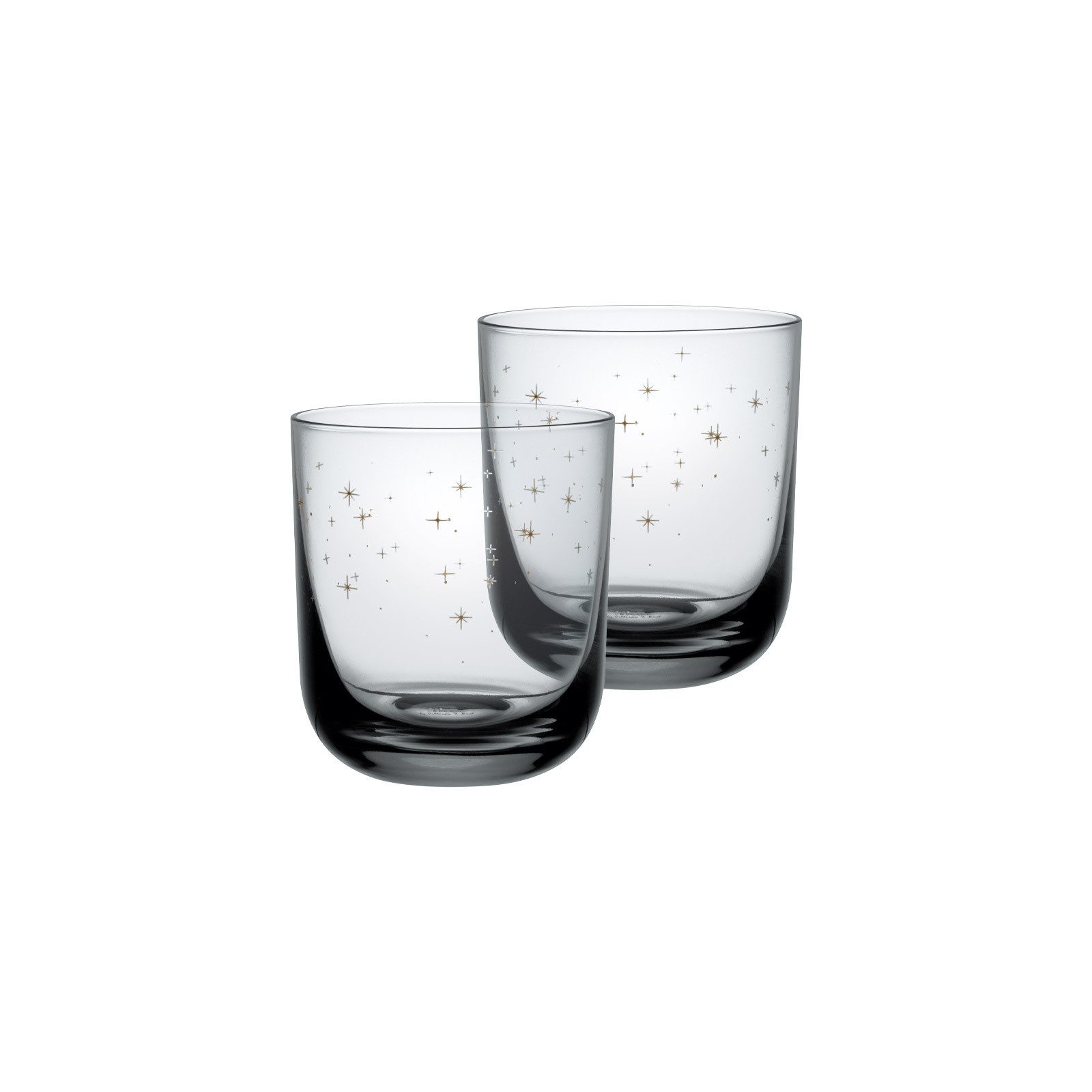 like. by Villeroy & Boch Glas Winter Glow Wassergläser 200 ml 2er Set, Kristallglas