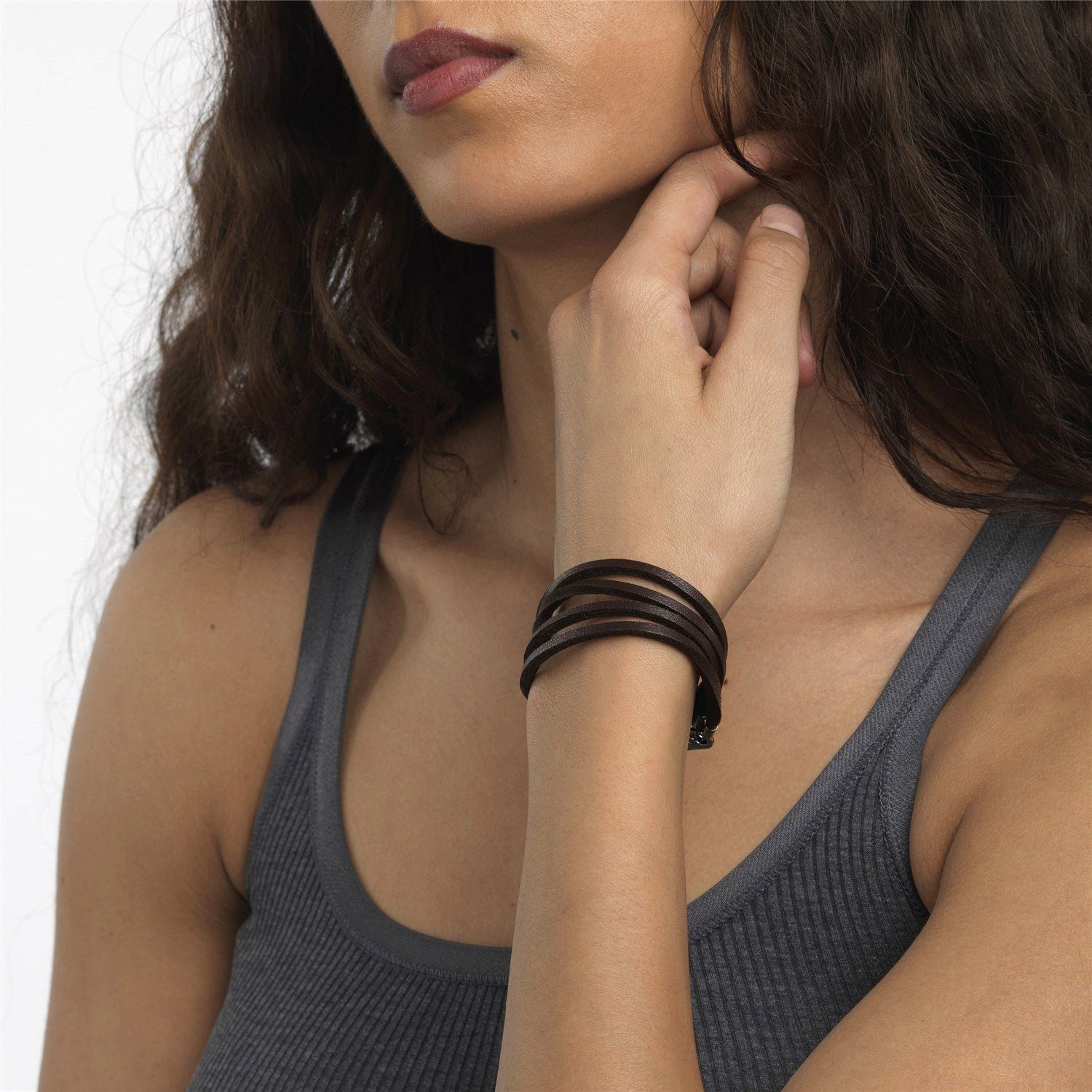 Trollbeads Lederarmband Lederarmband Braun, TLEBR-00006 günstig online kaufen